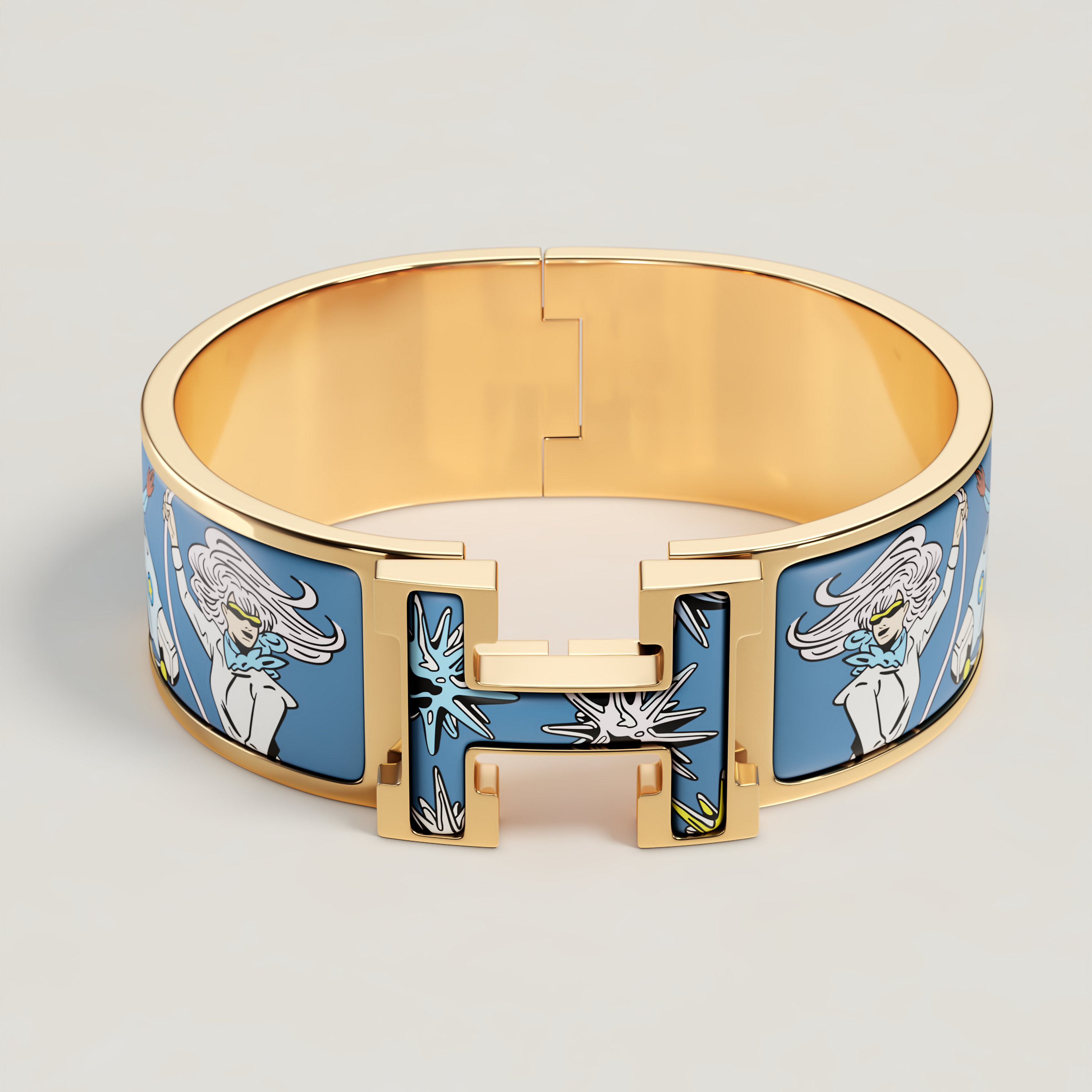 Clic Clac H Les Mustangs II bracelet