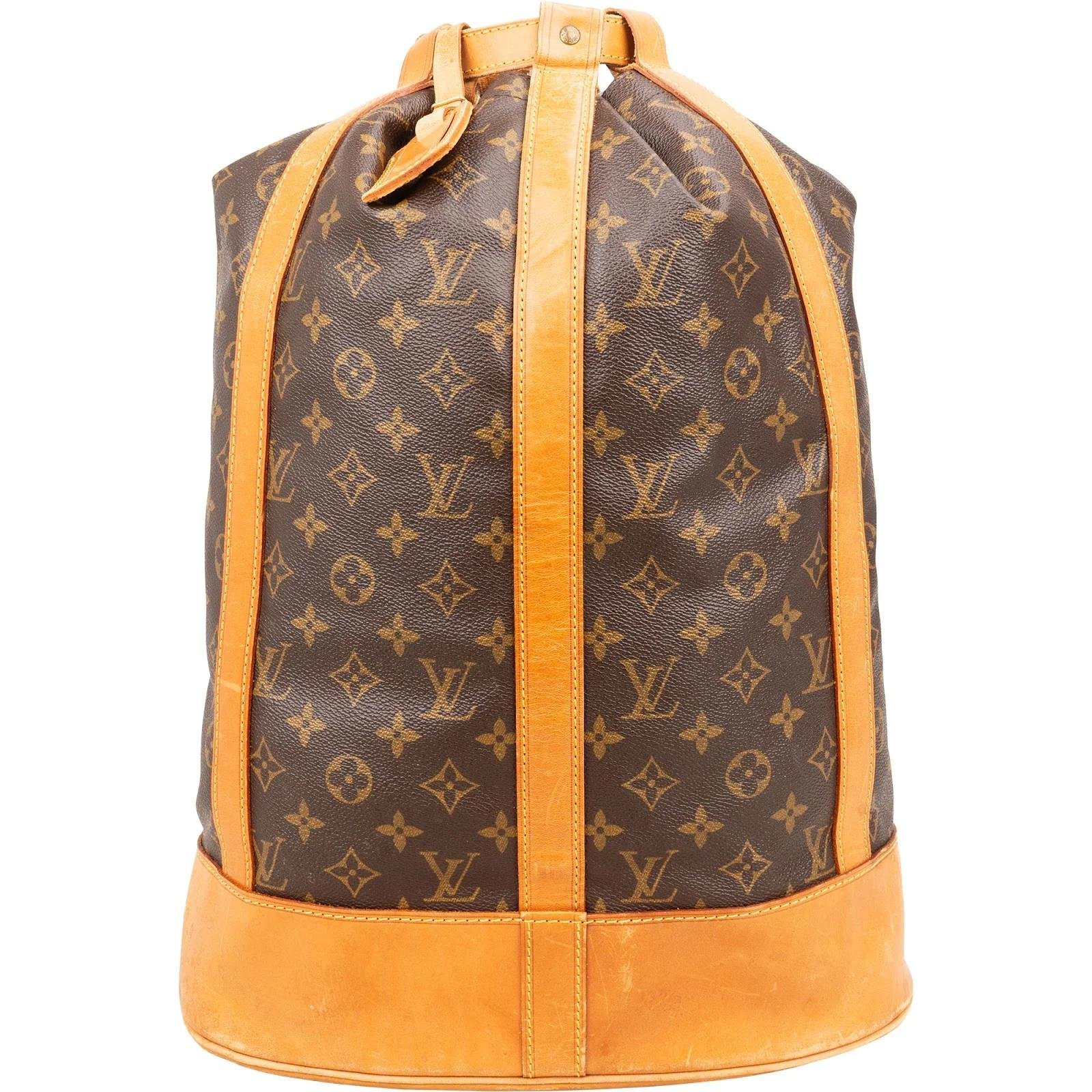 Randonnée leather backpack