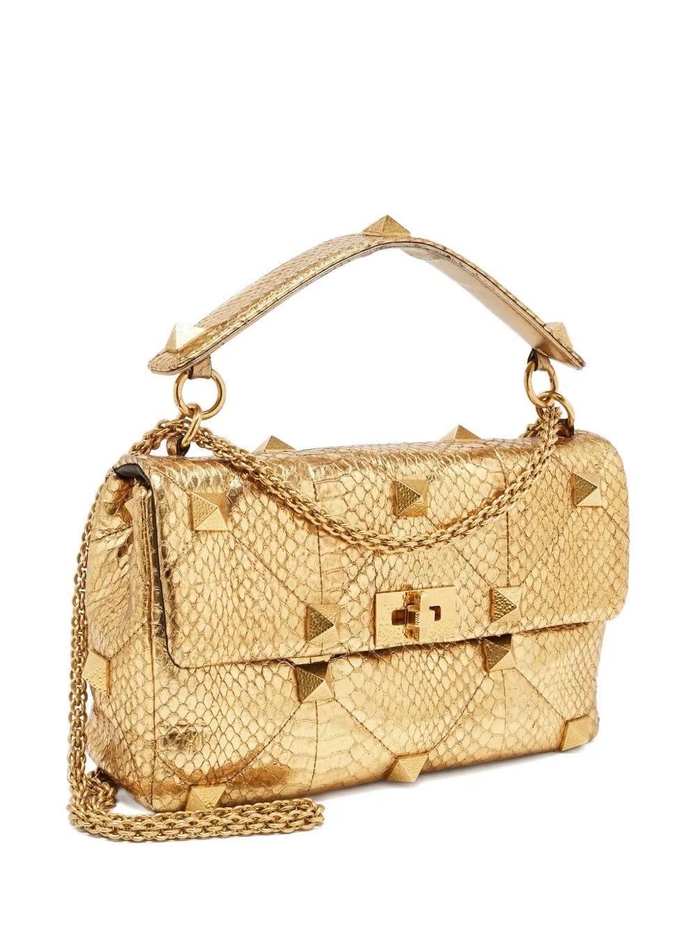 Roman Stud leather shoulder bag