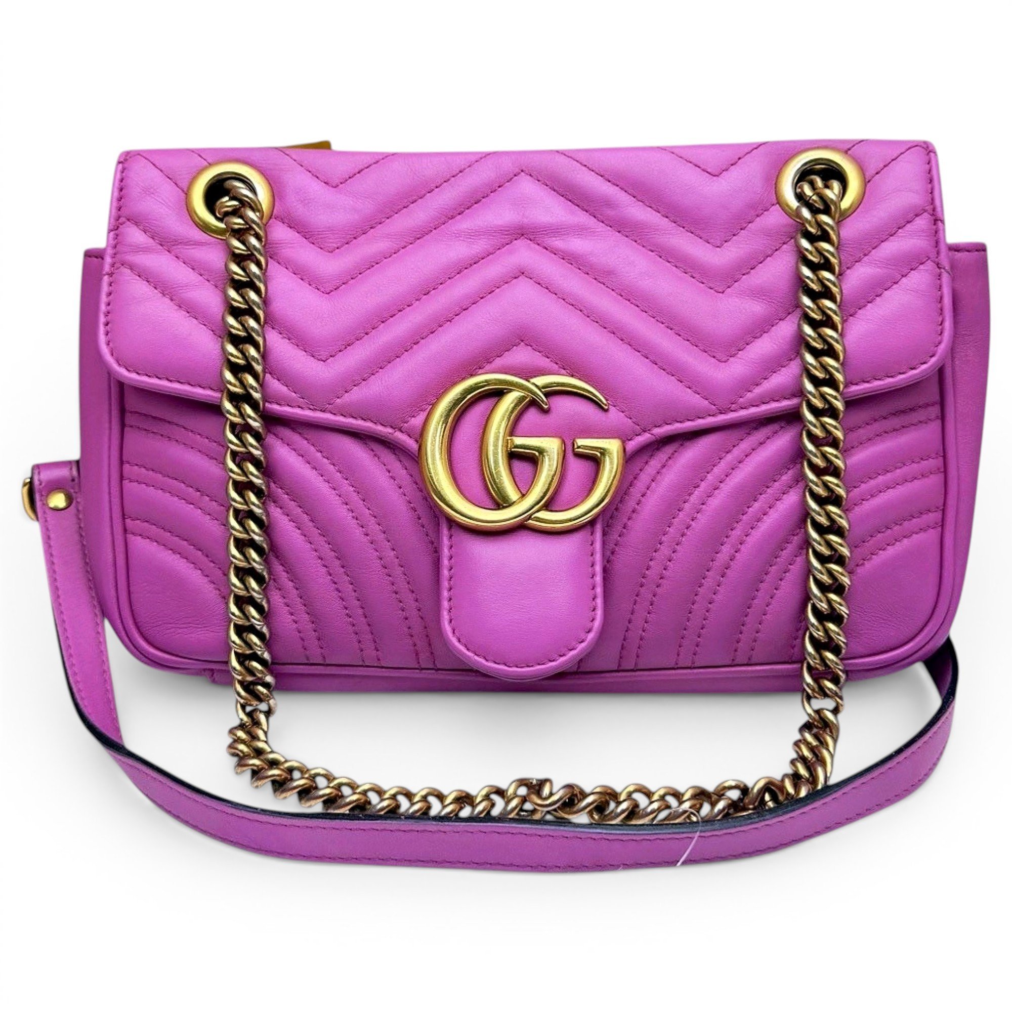 GG Marmont Flap leather handbag