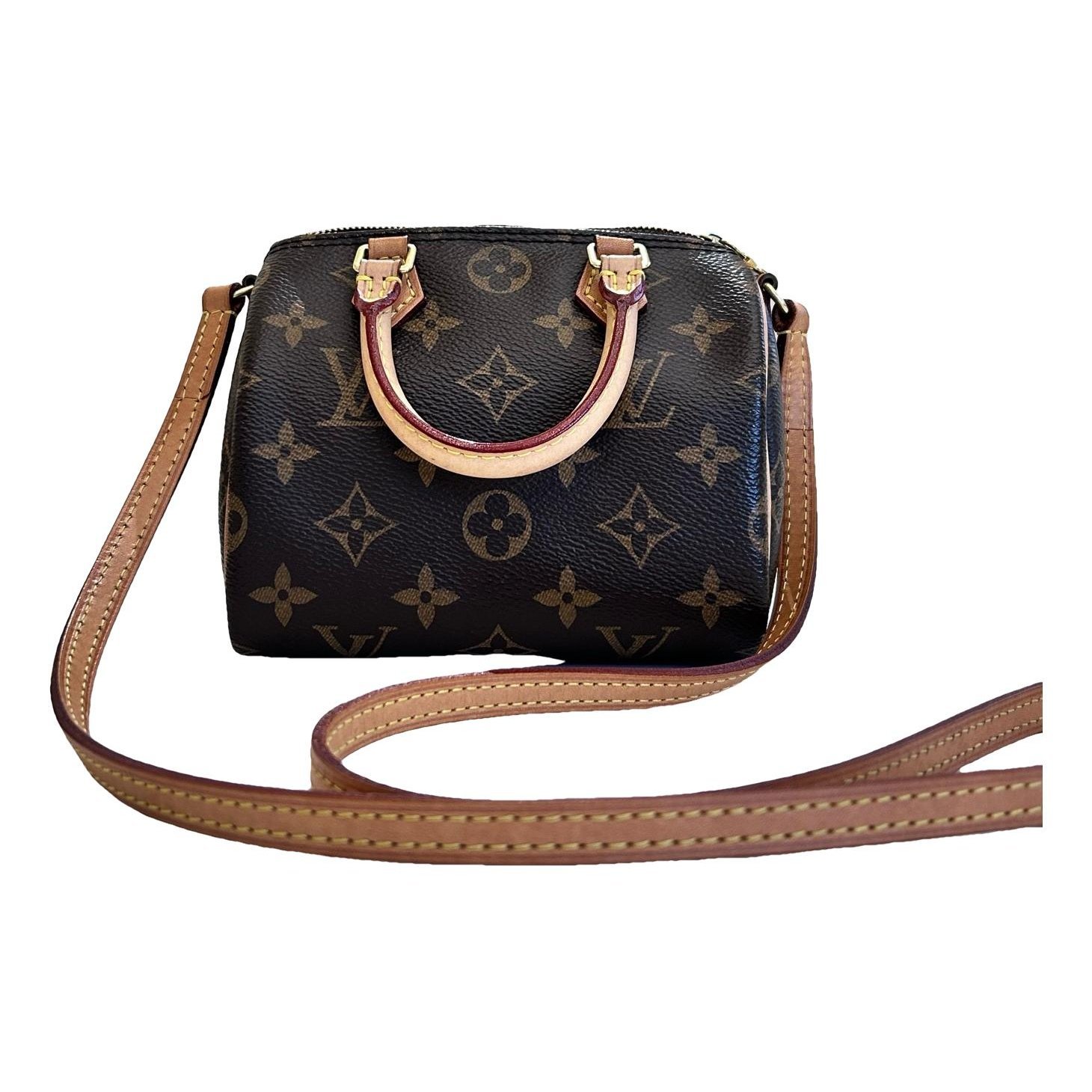 Nano Speedy / Mini HL leather handbag