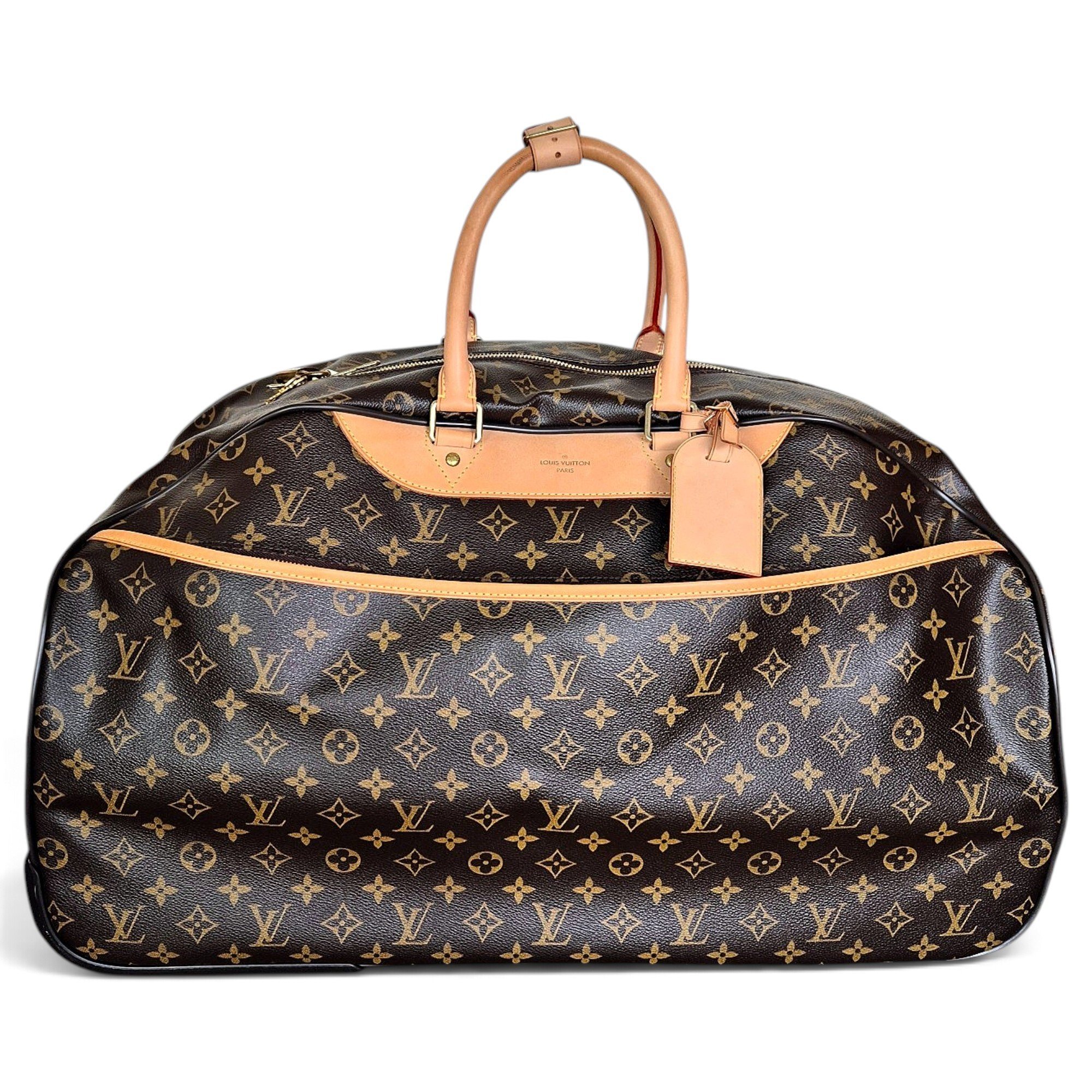 Leather travel bag