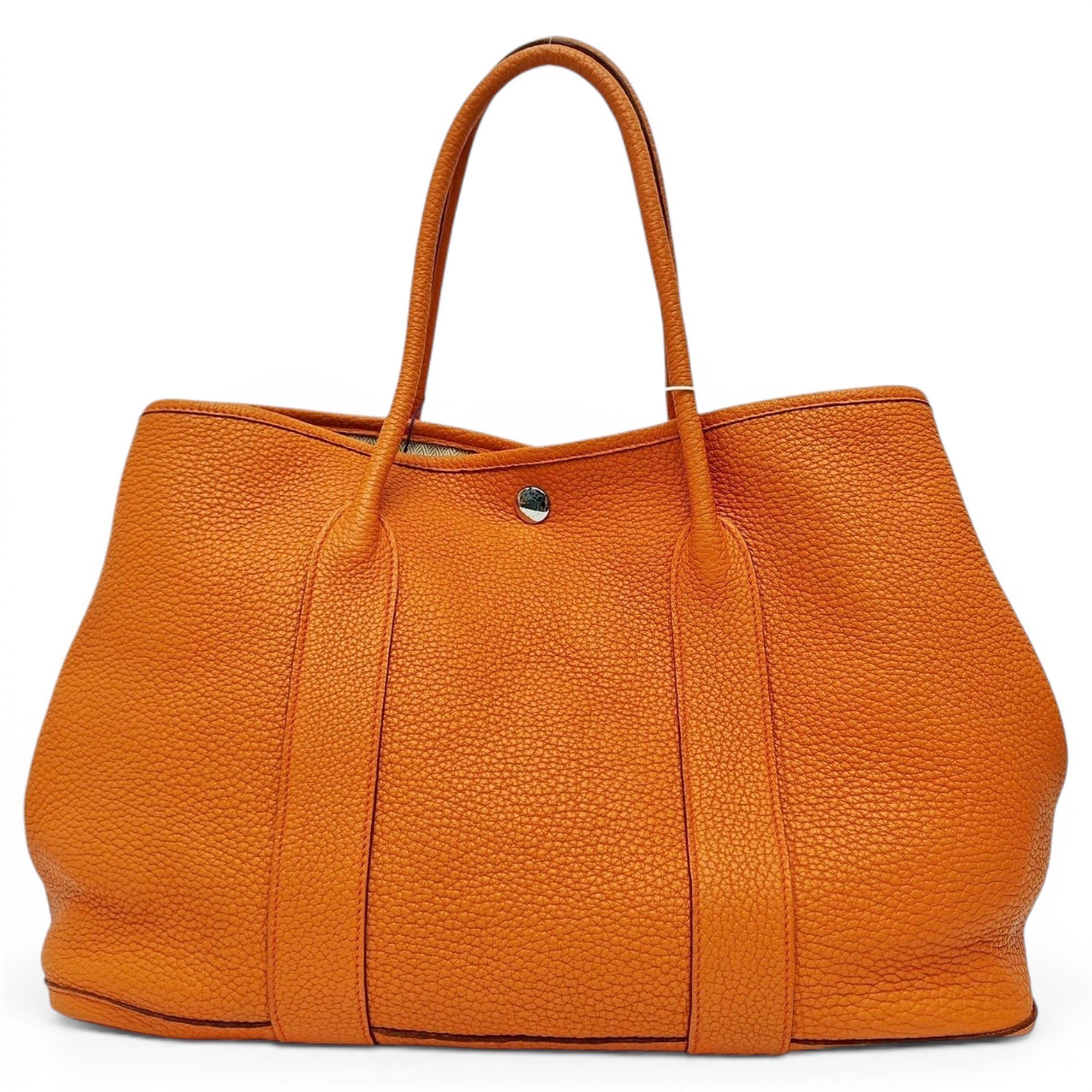 Garden Party leather handbag