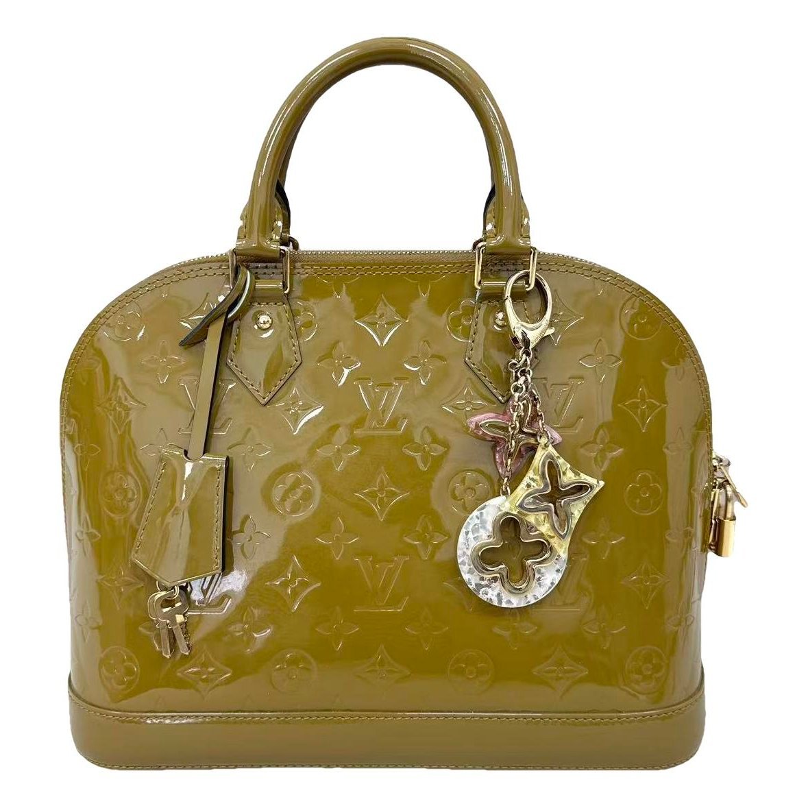 Alma patent leather handbag