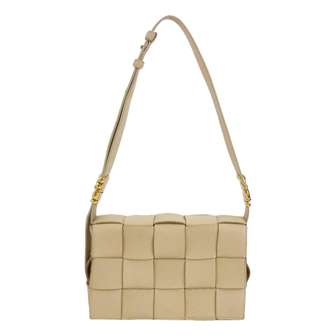 Cassette leather handbag
