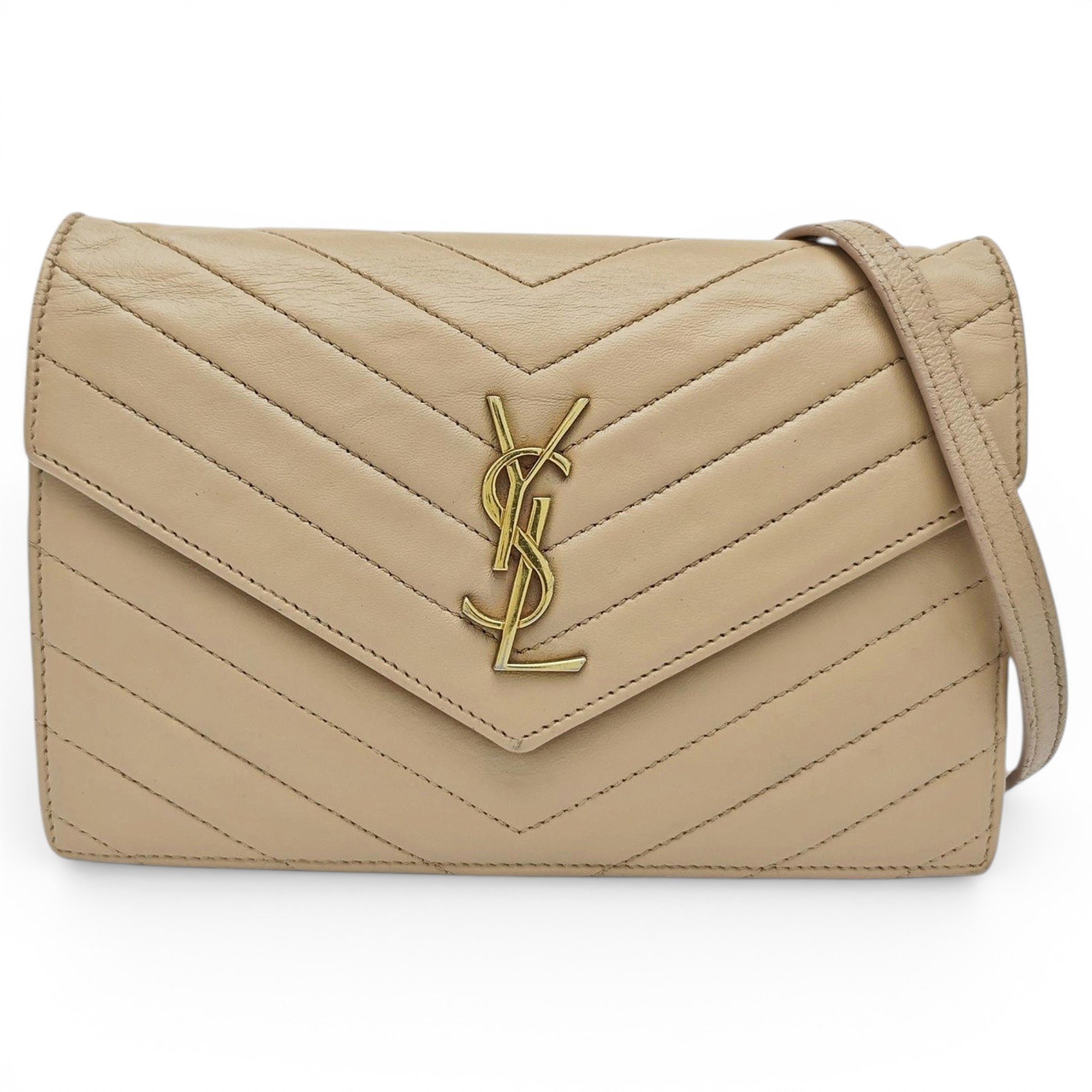 Baby monogramme leather handbag