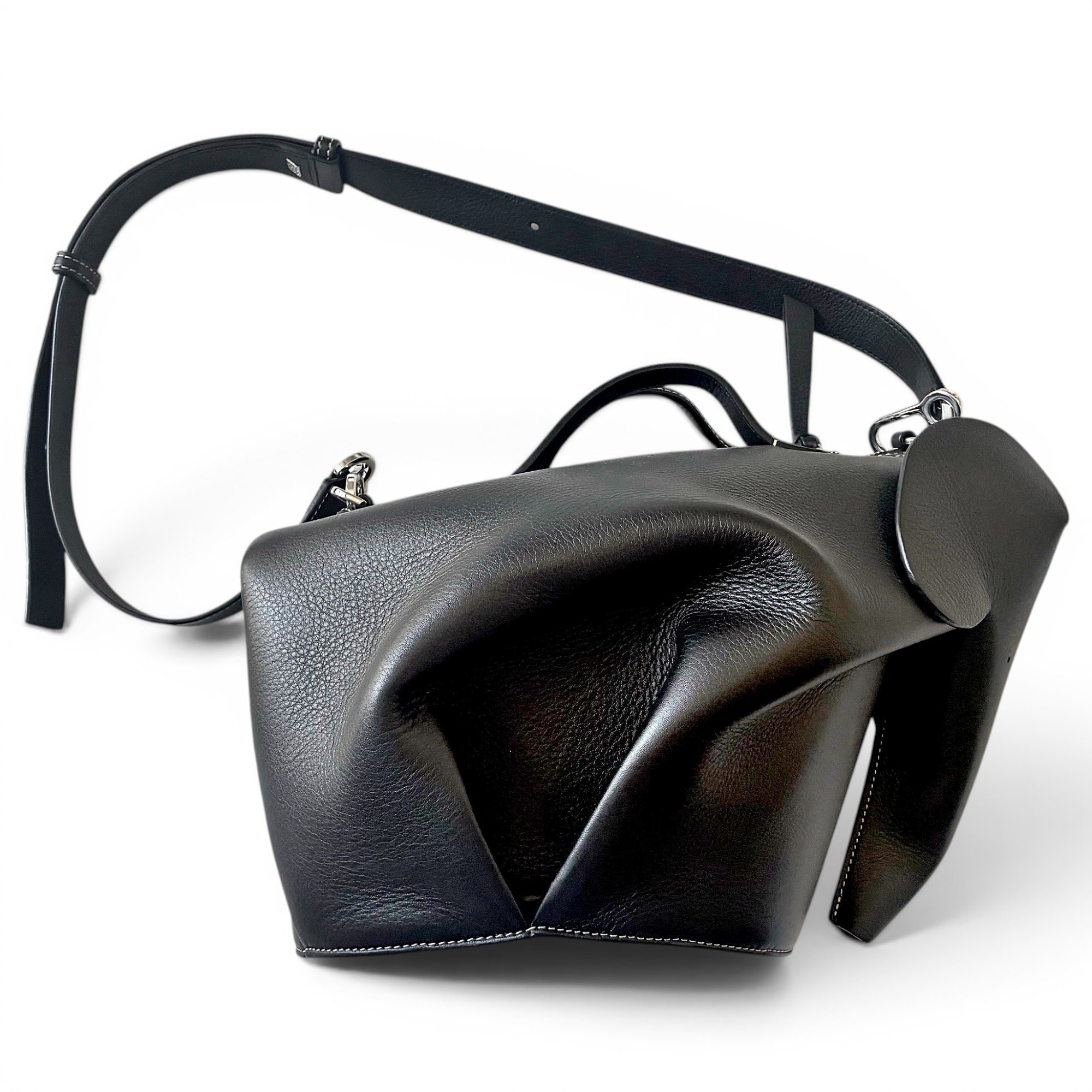 Animals leather handbag