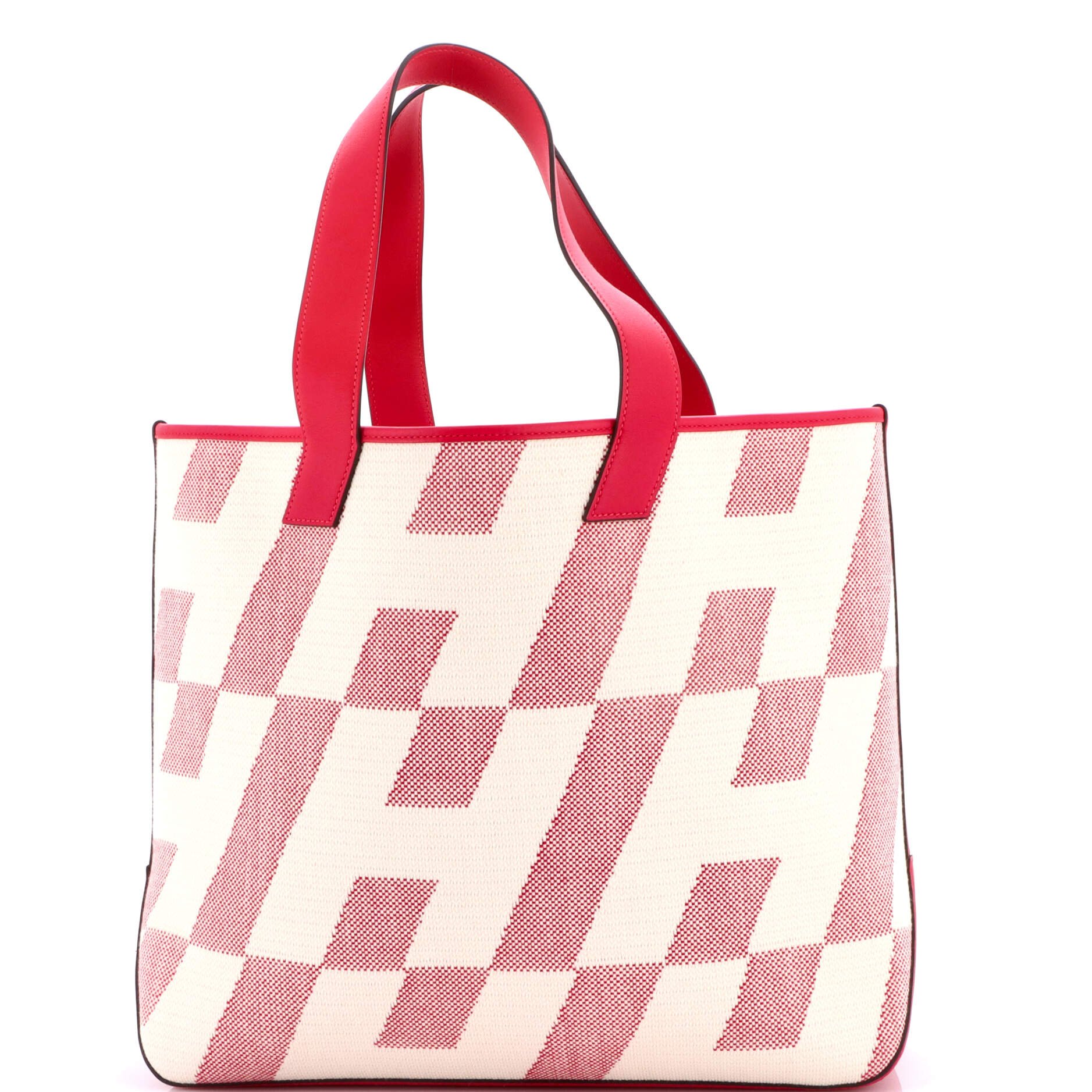 Hermes Cabas H en Biais Tote Canvas with Leather 40