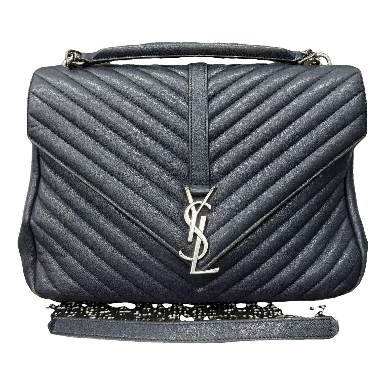 Collége monogramme leather handbag