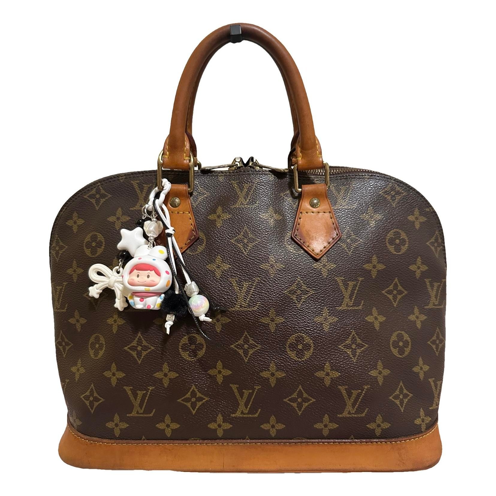 Alma leather handbag