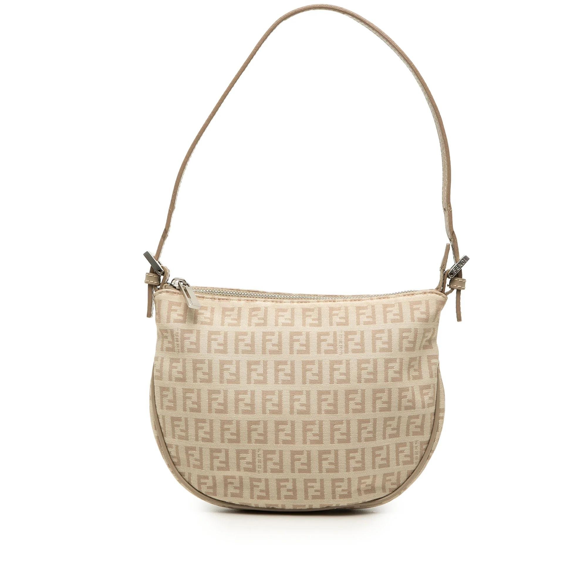 Pocket leather handbag