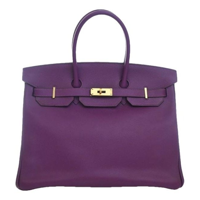 Leather tote