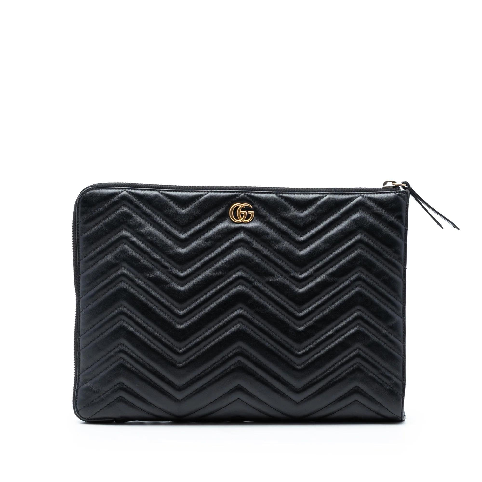 GG Marmont pony-style calfskin handbag