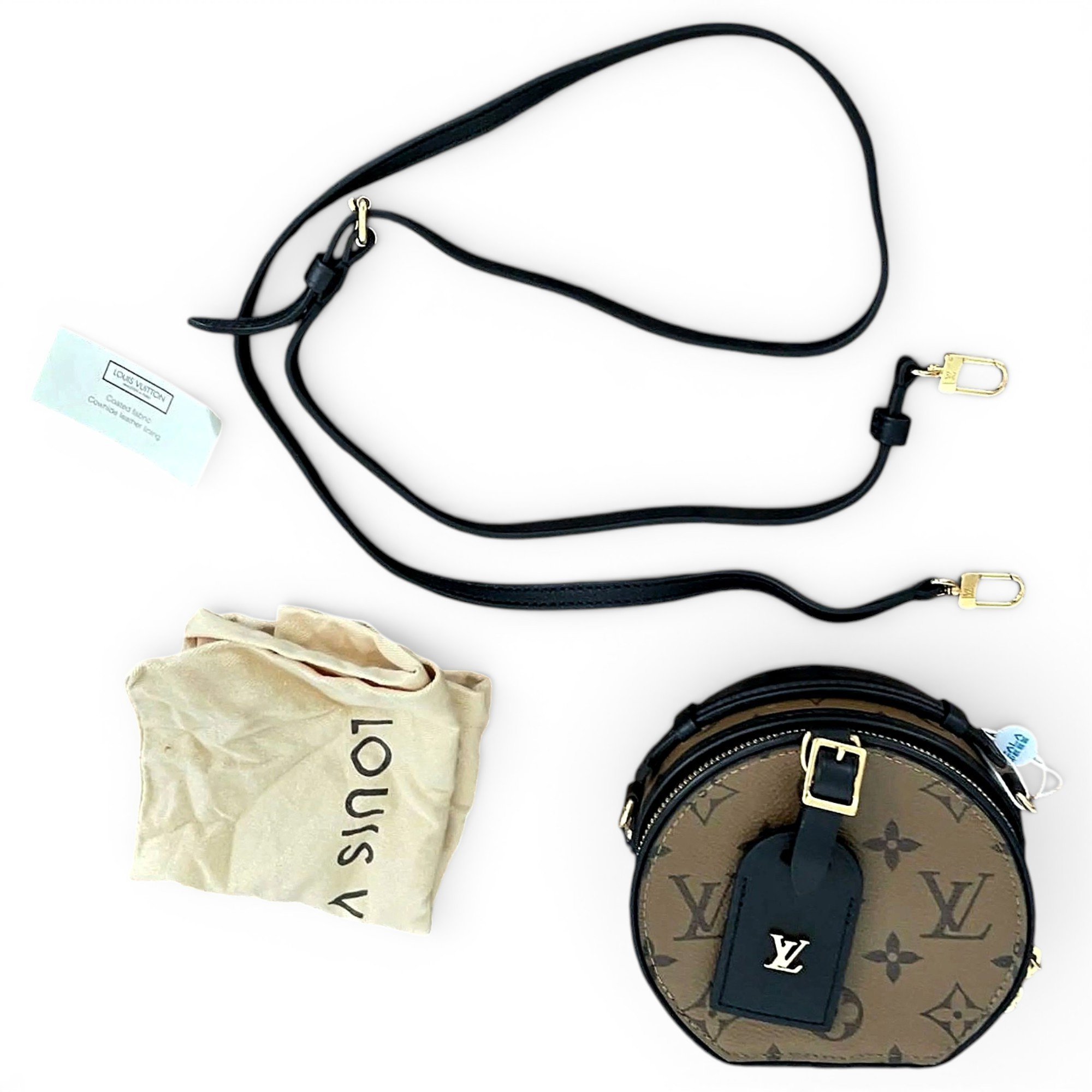 Petite Boîte Chapeau vinyl handbag