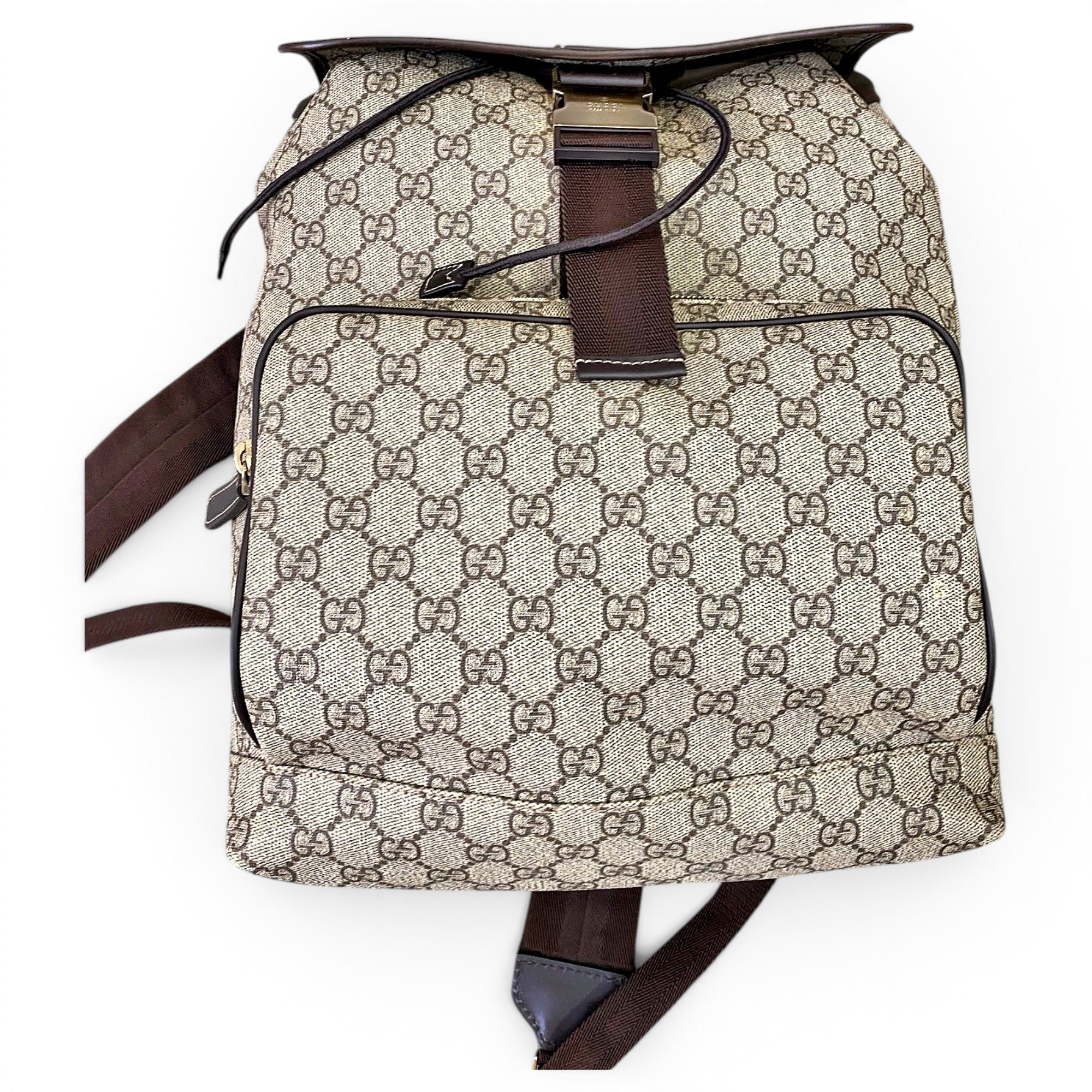 Leather backpack