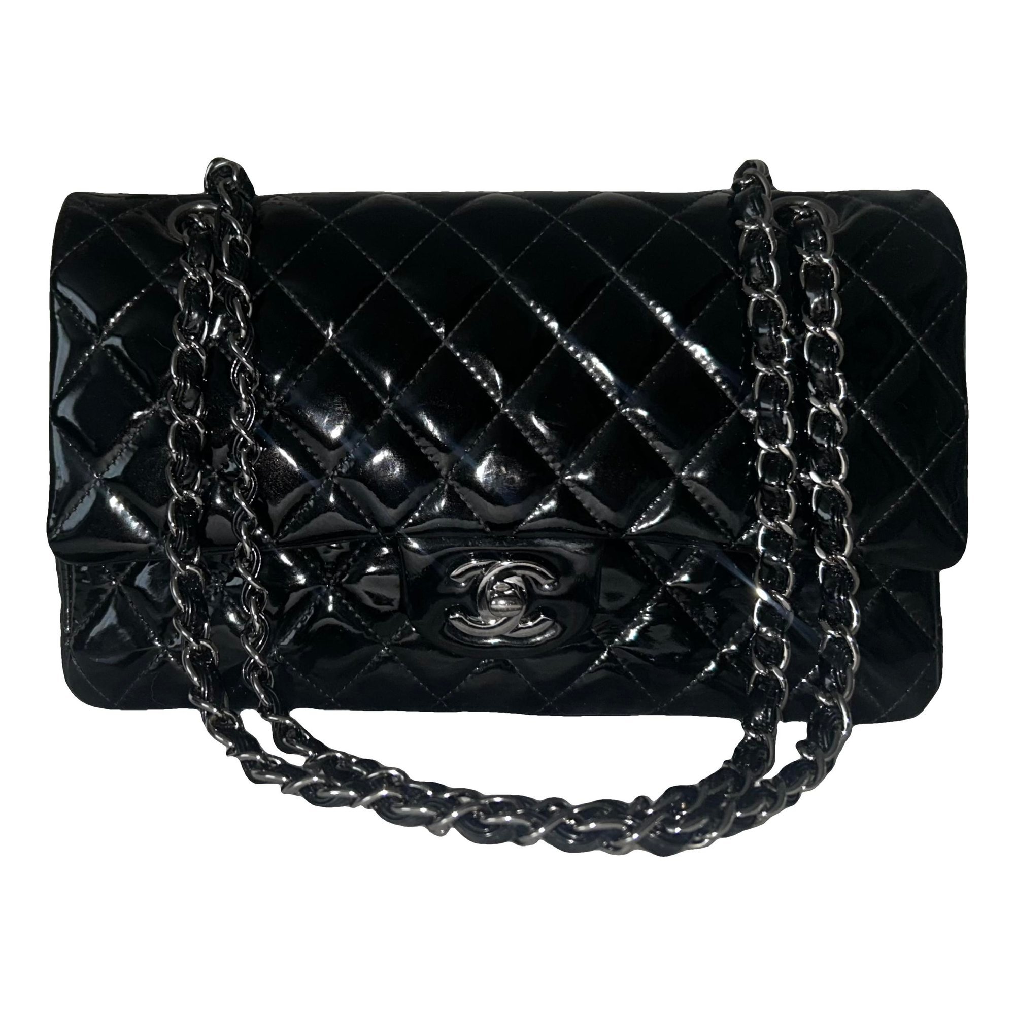 Timeless/Classique patent leather handbag