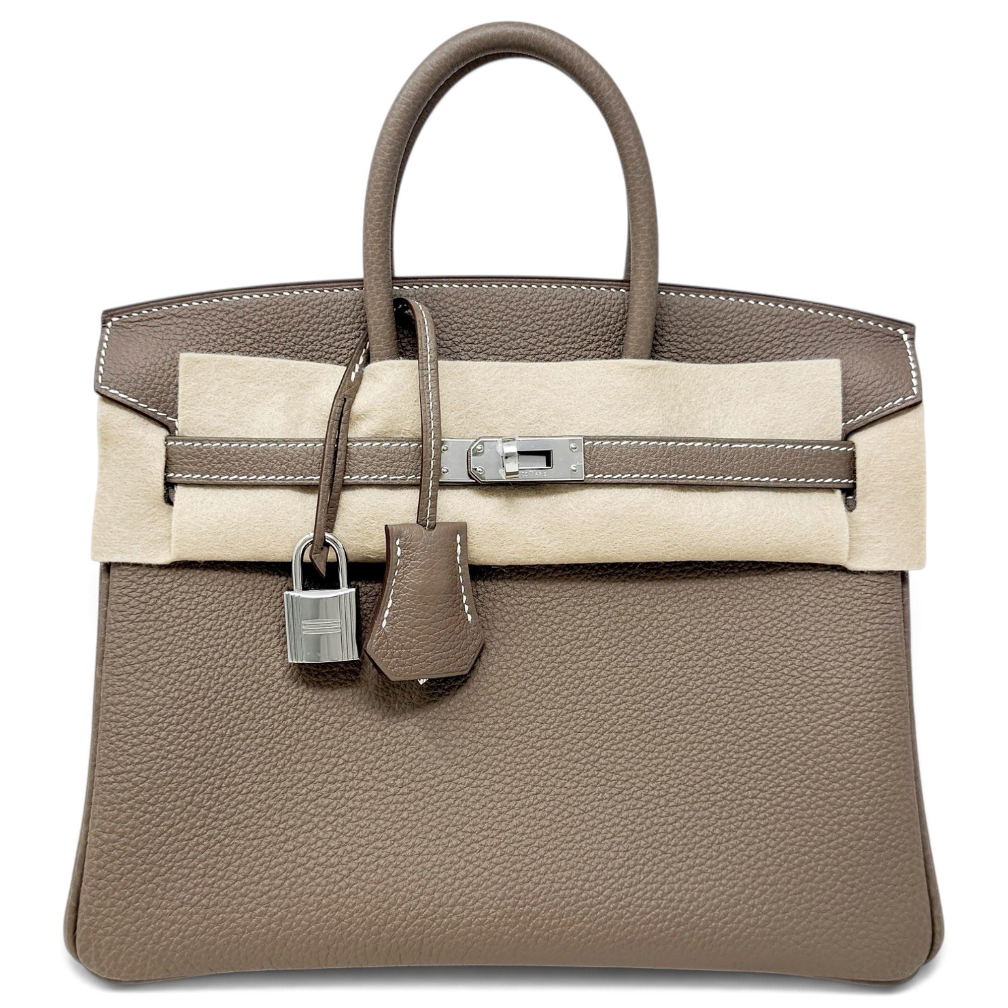 Birkin 25 leather bag