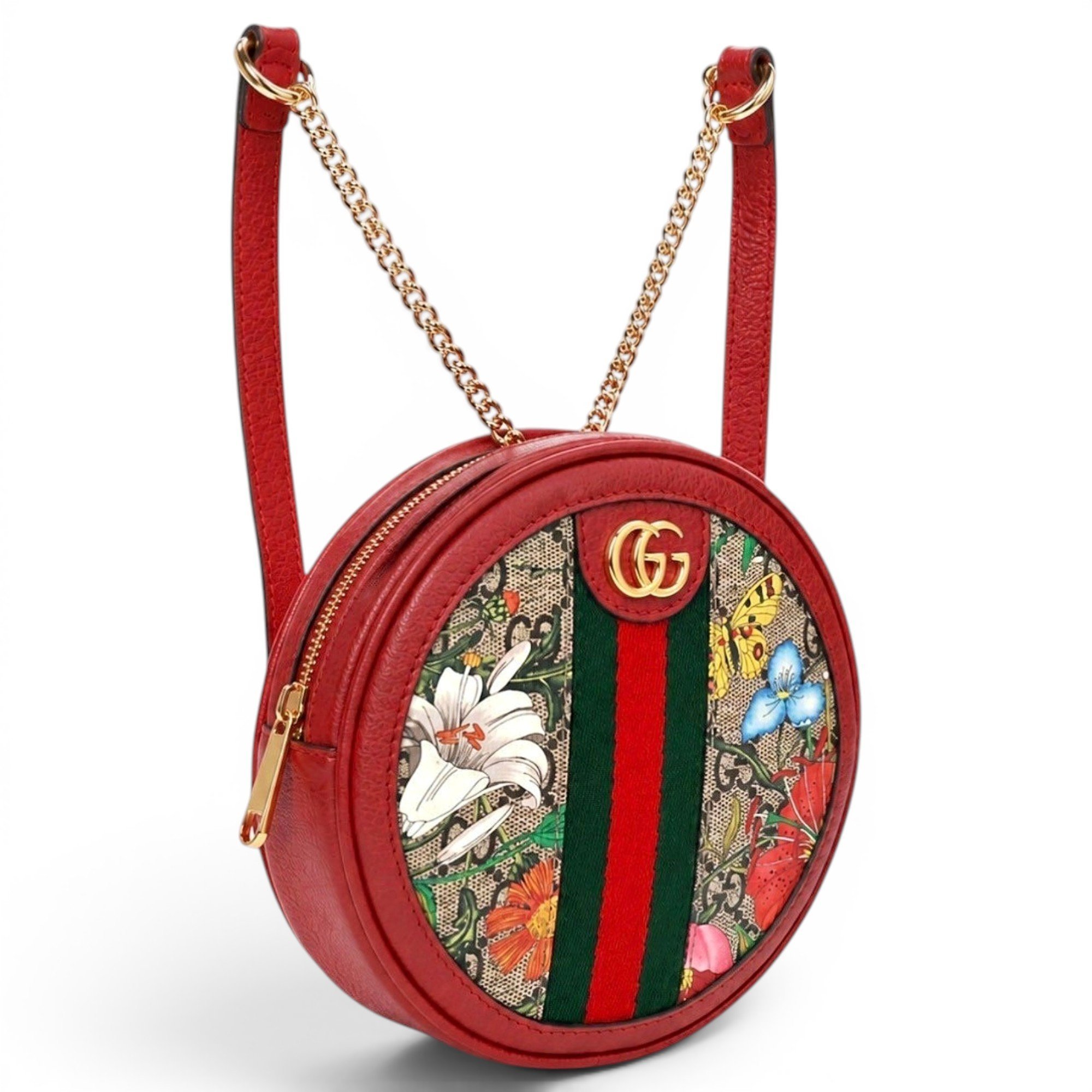Gucci Ophidia leather backpack