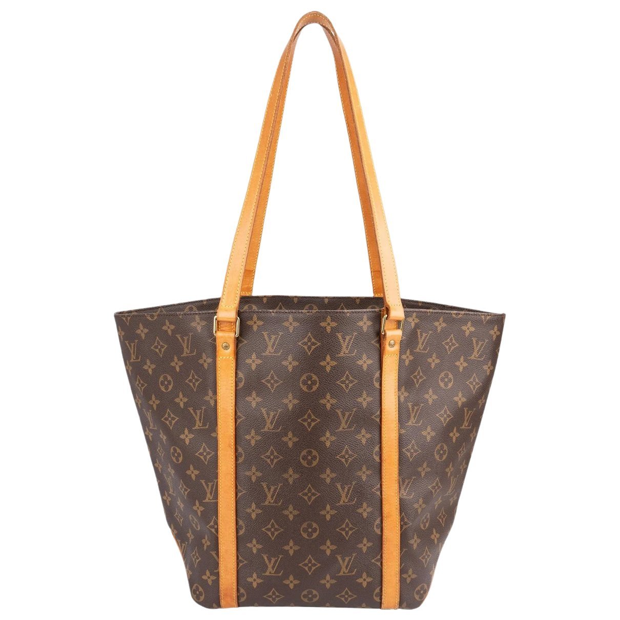 Shopping leather handbag
