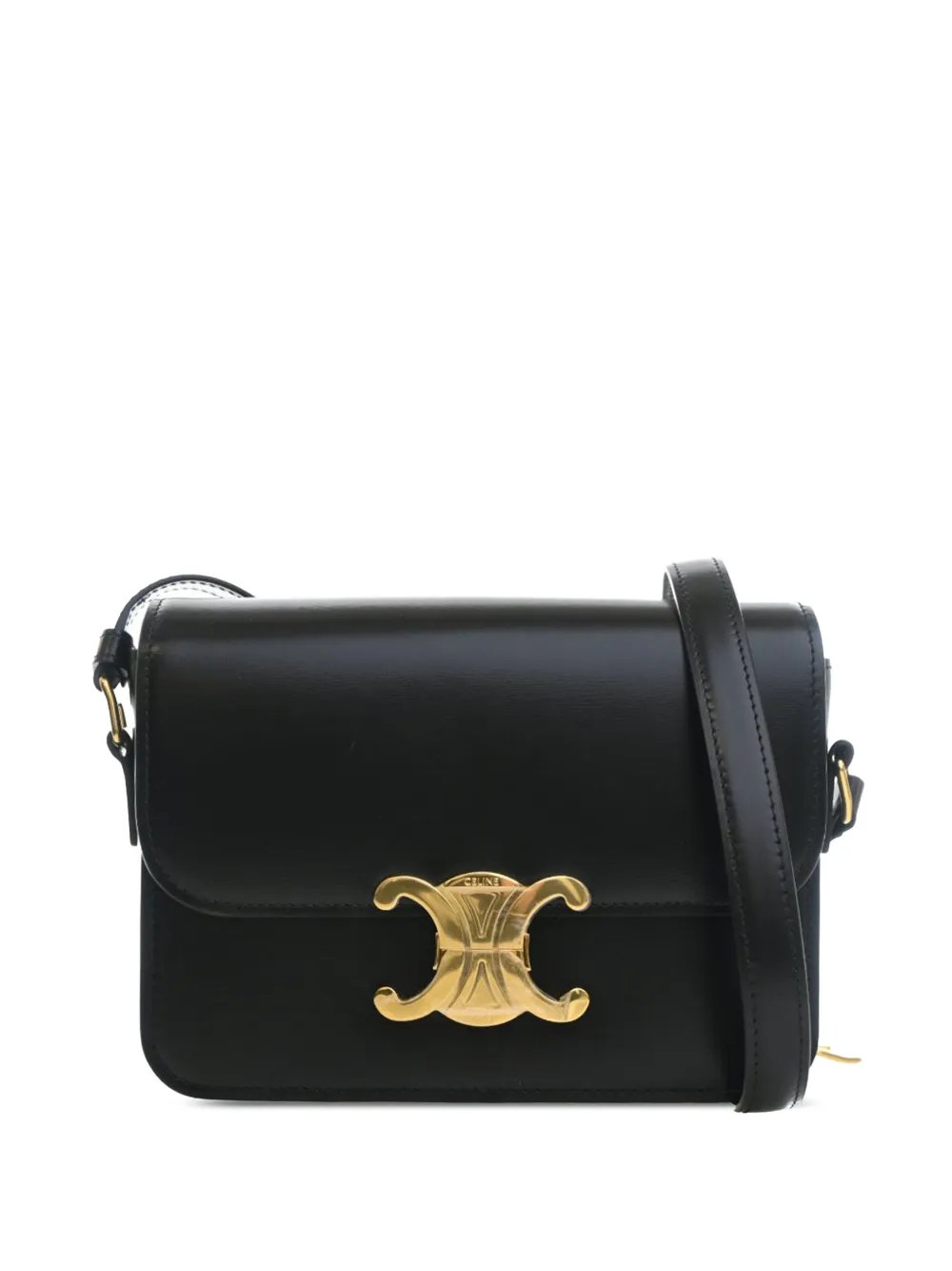 2010-2026 Teen Shiny Calfskin Triomphe crossbody bag