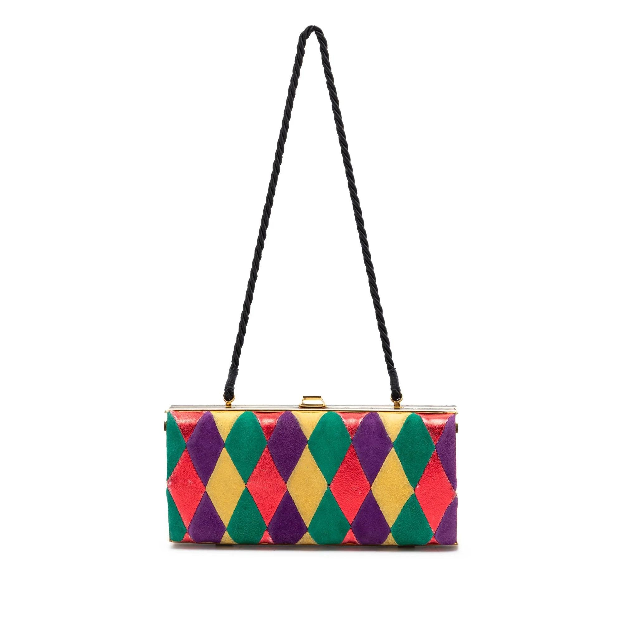 Velvet handbag