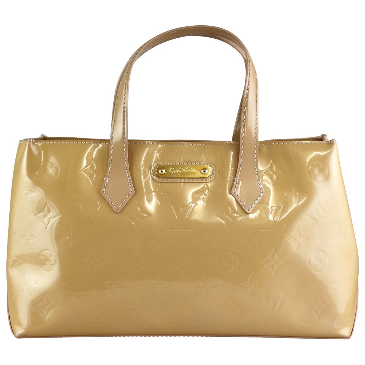 Wilshire patent leather handbag