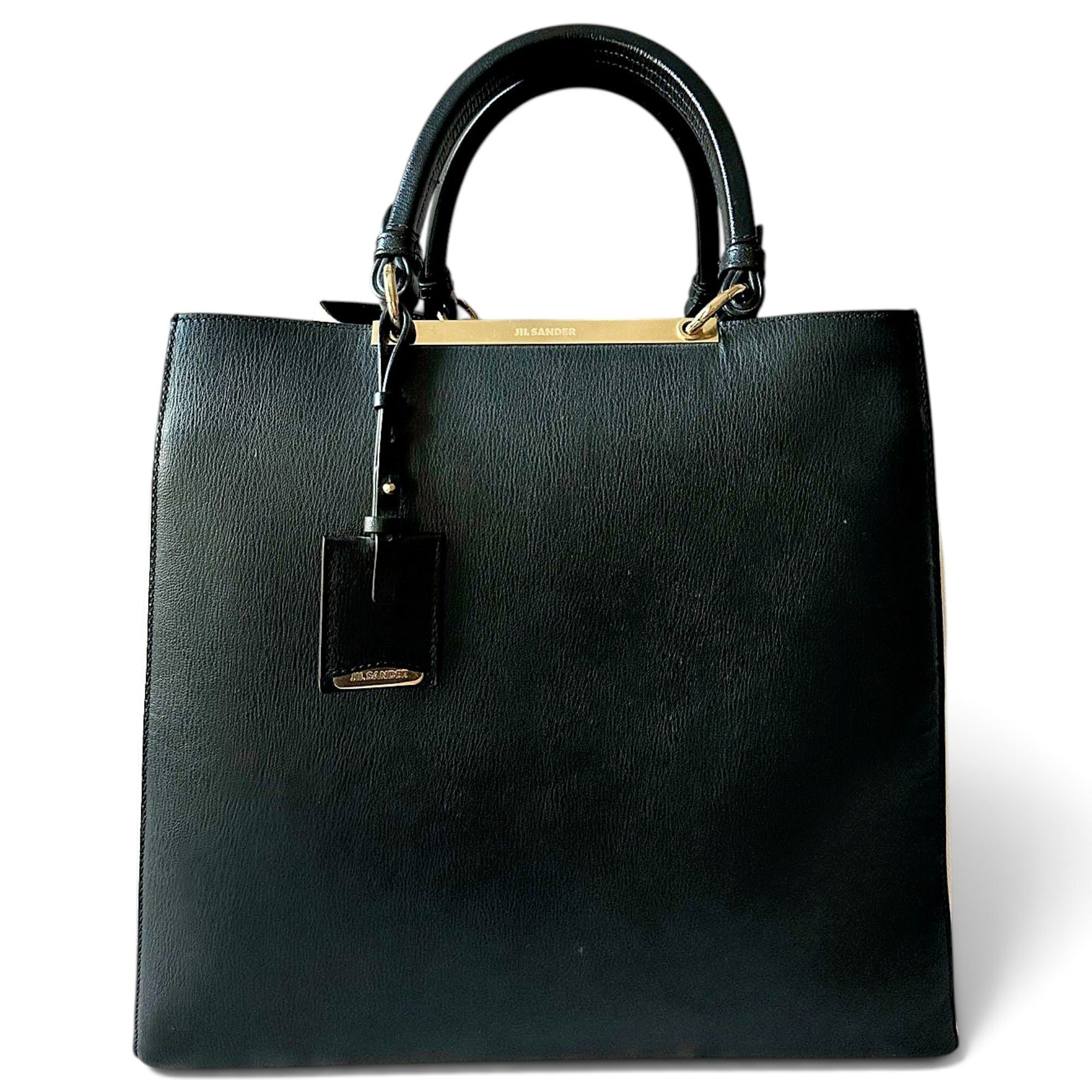 Leather tote
