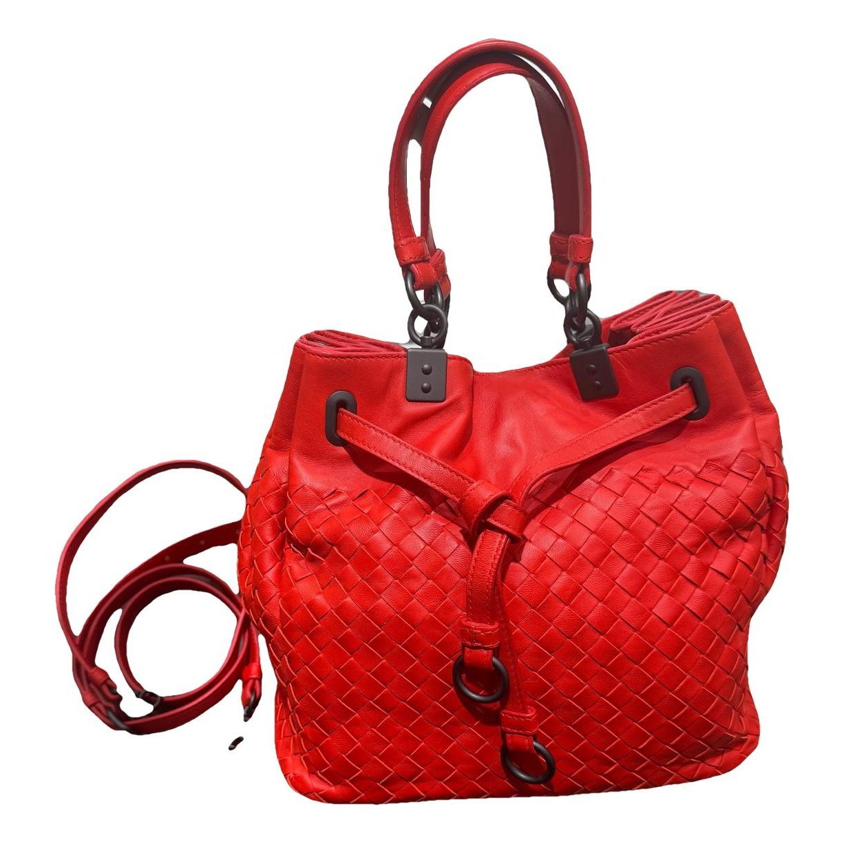 Leather handbag