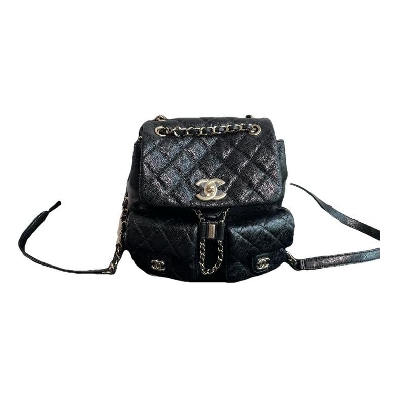 Leather backpack