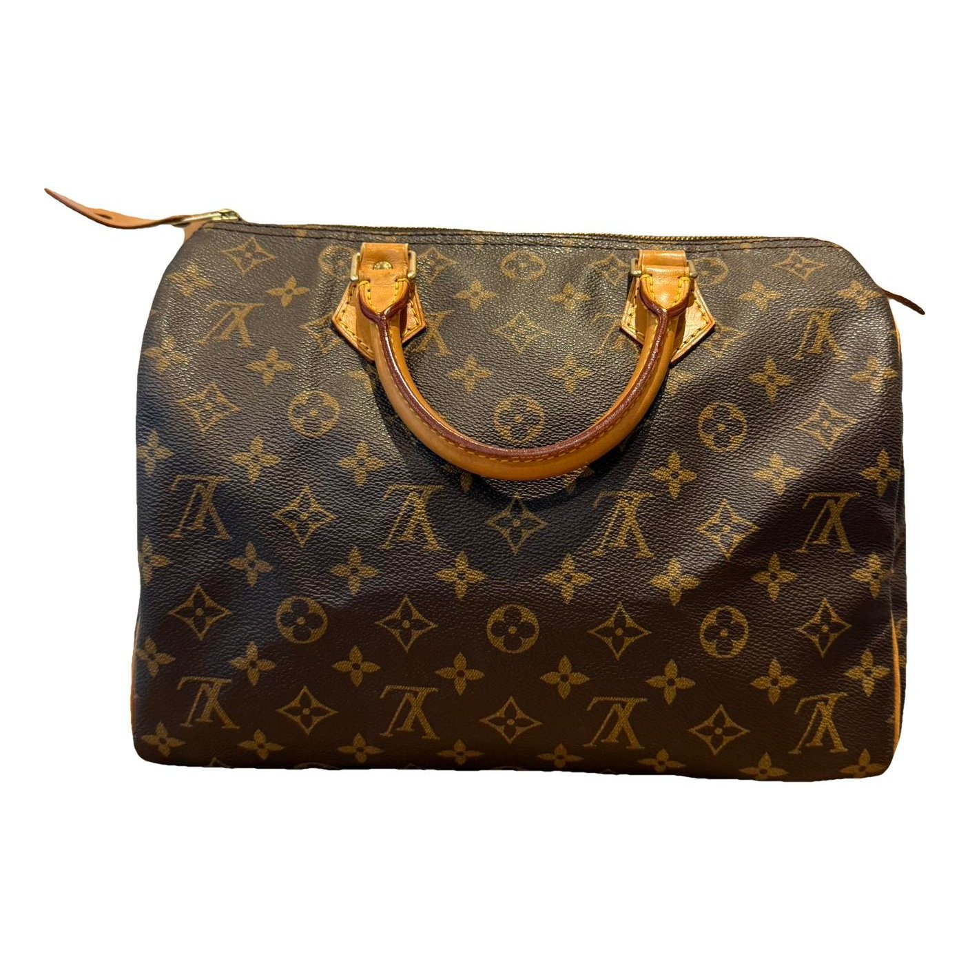 Speedy leather handbag