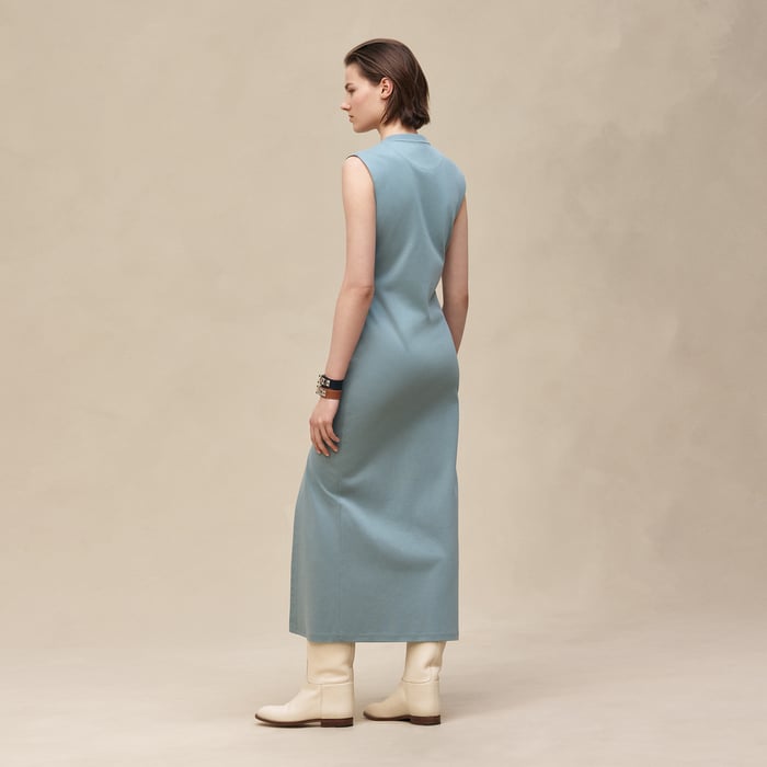 Bleu Adriatique Long Dress