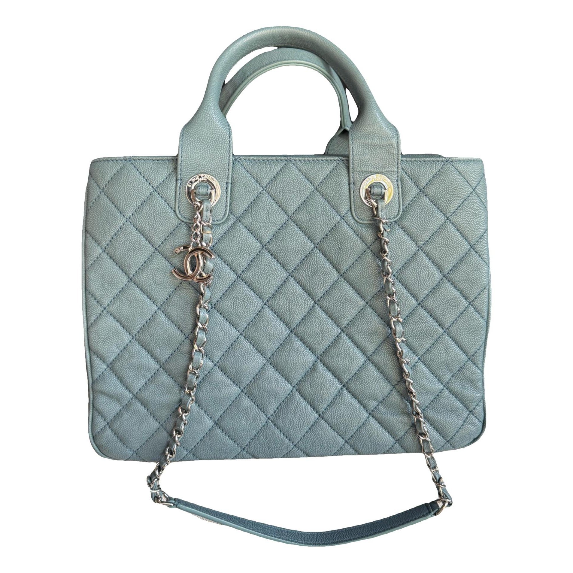 Leather tote
