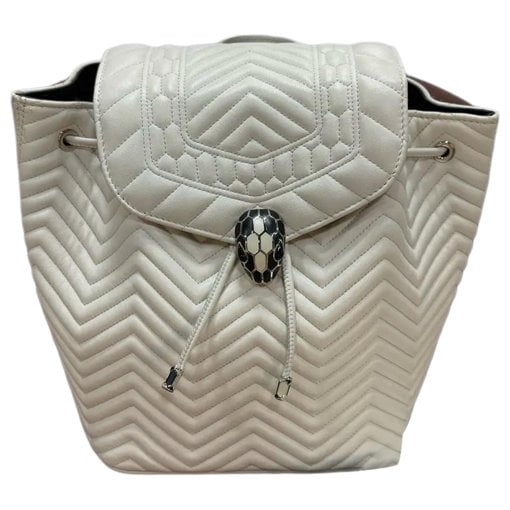 Serpenti leather backpack