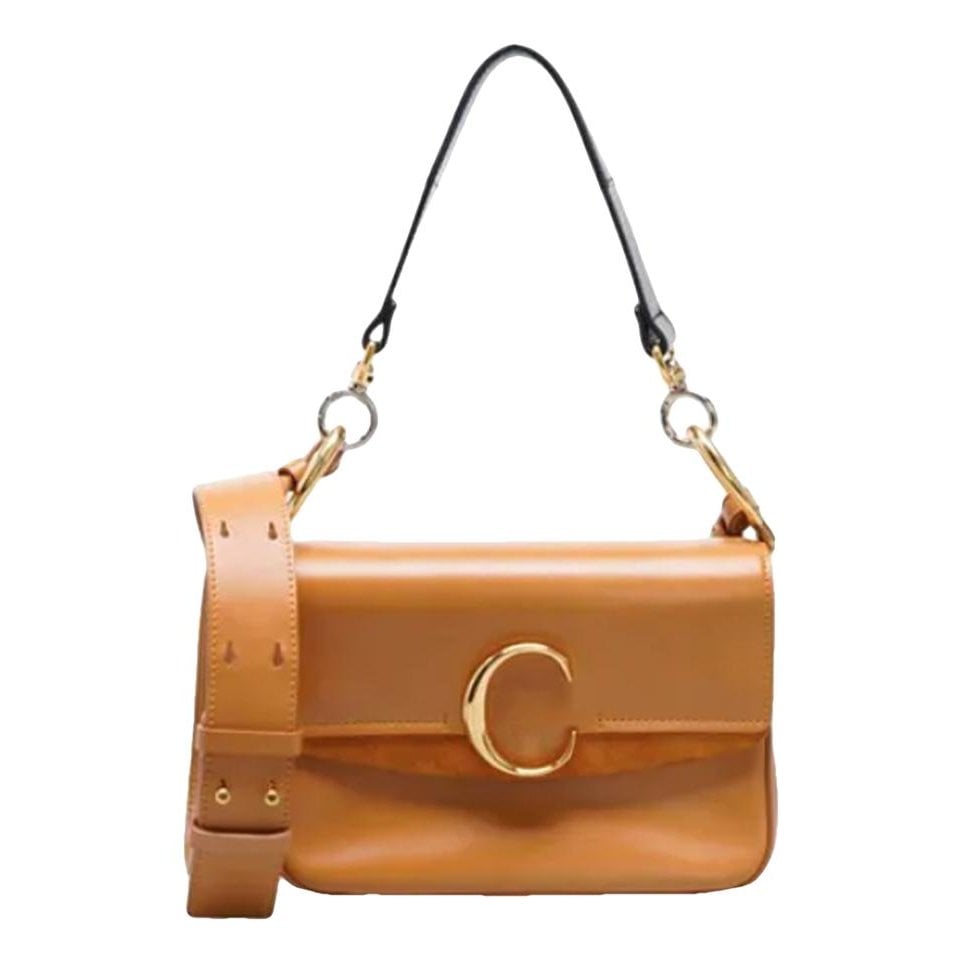 C leather handbag