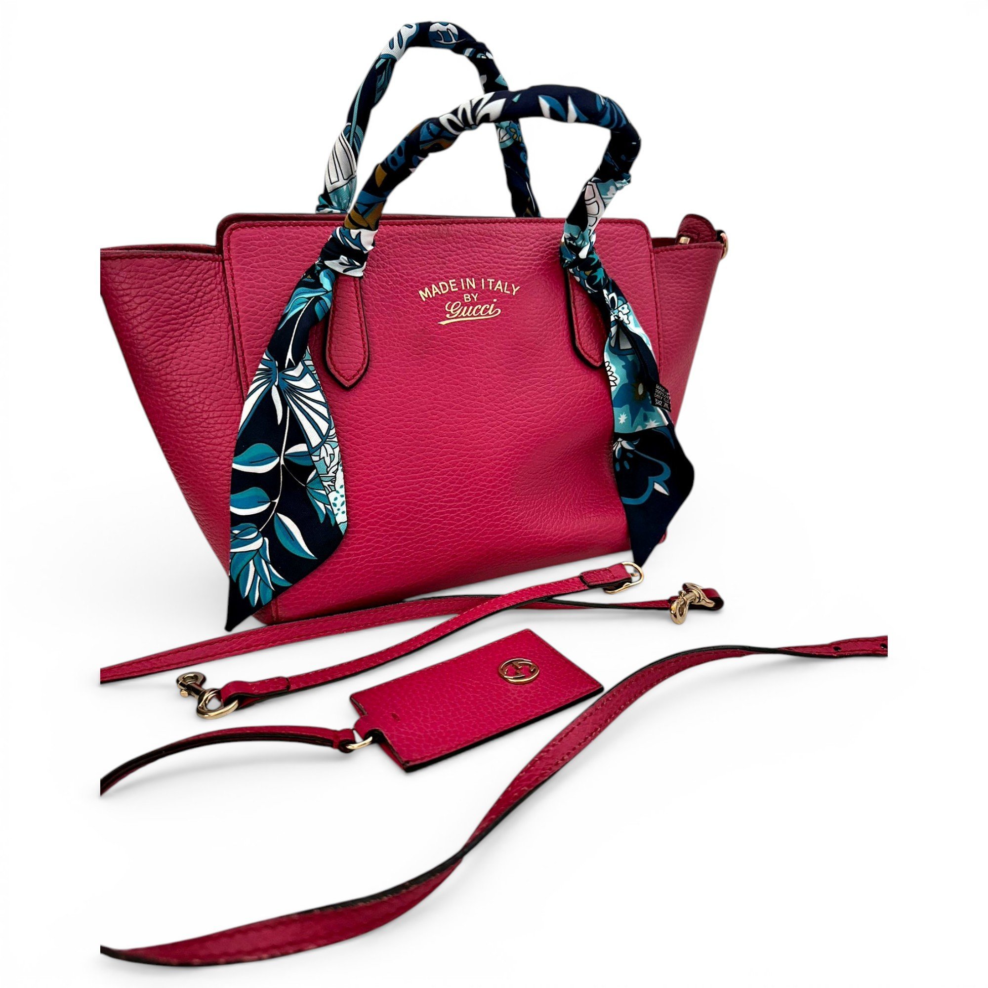 Swing leather tote