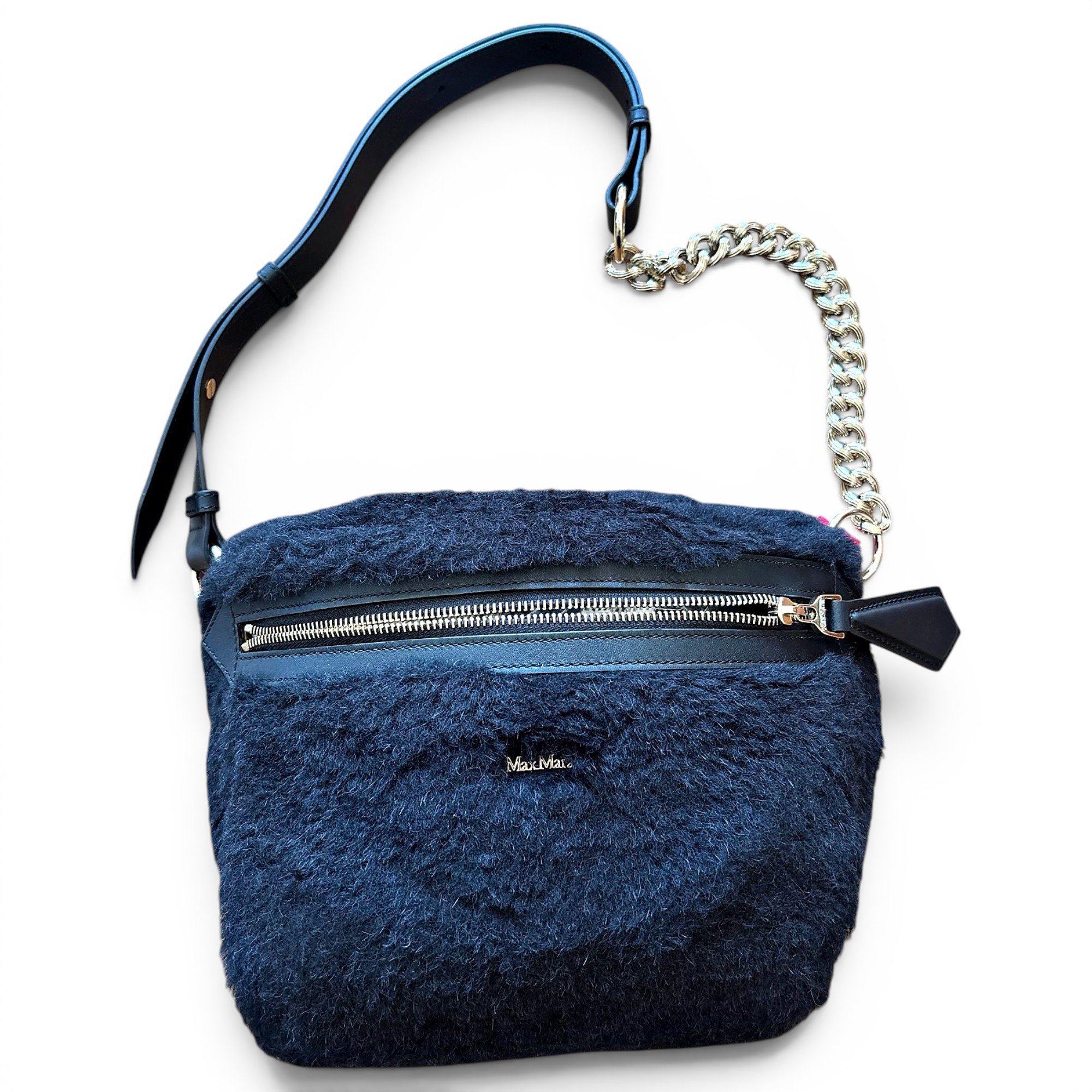 Marine wool handbag