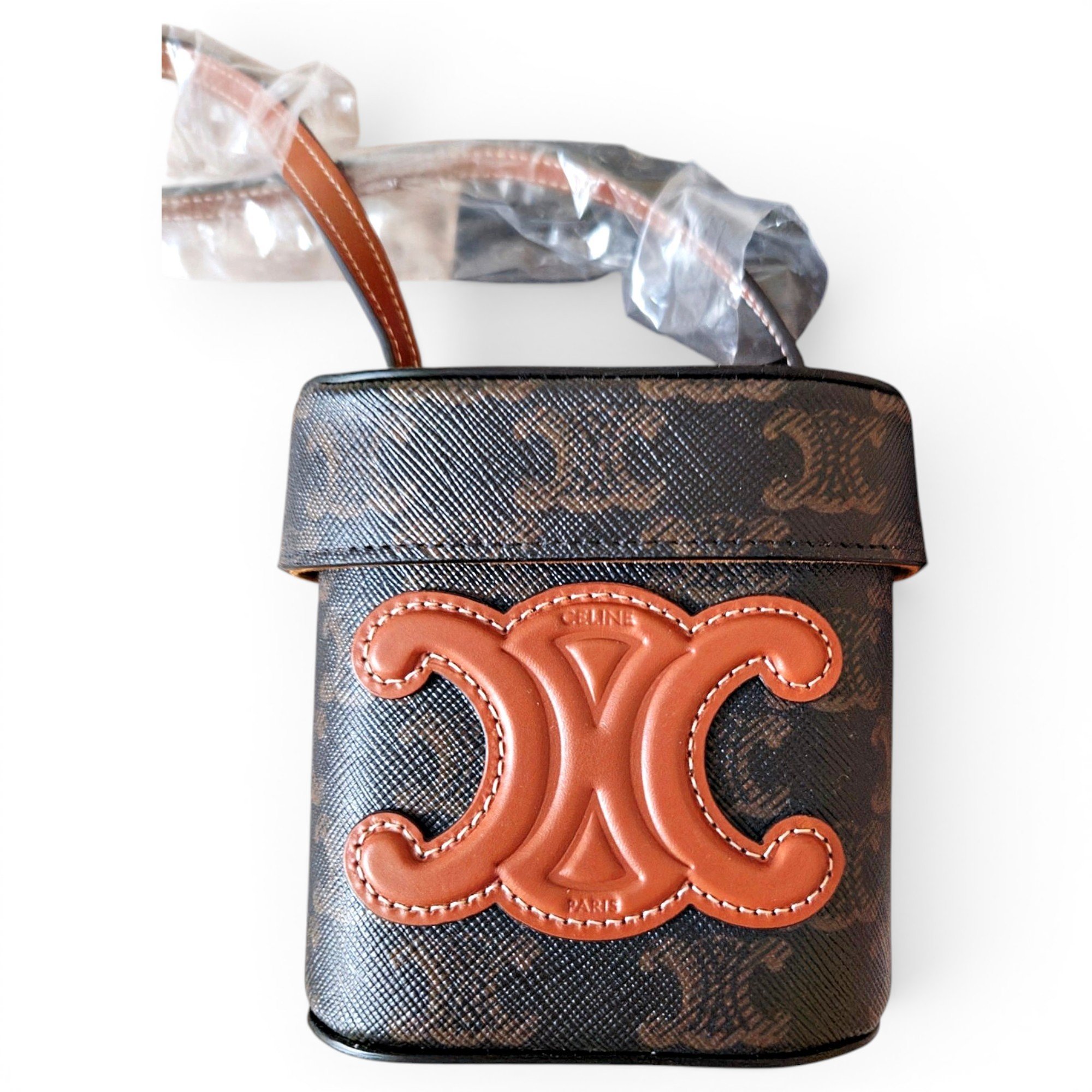 Tambour leather mini bag