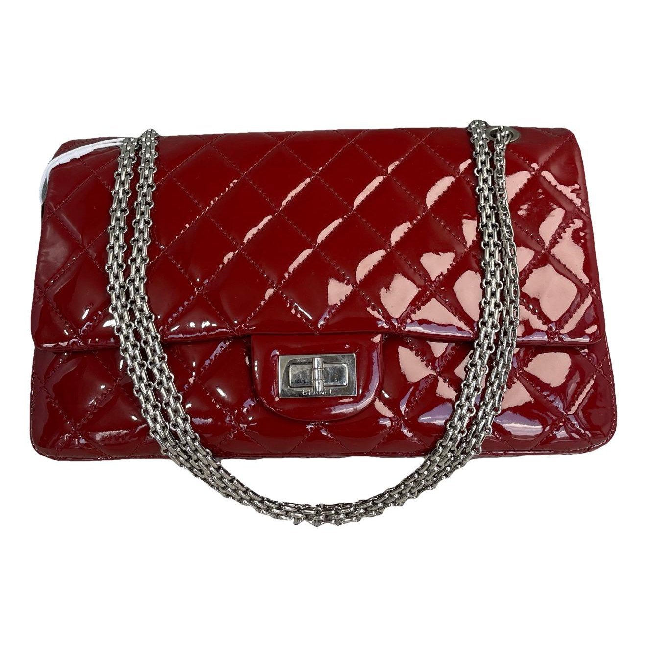2.55 patent leather handbag