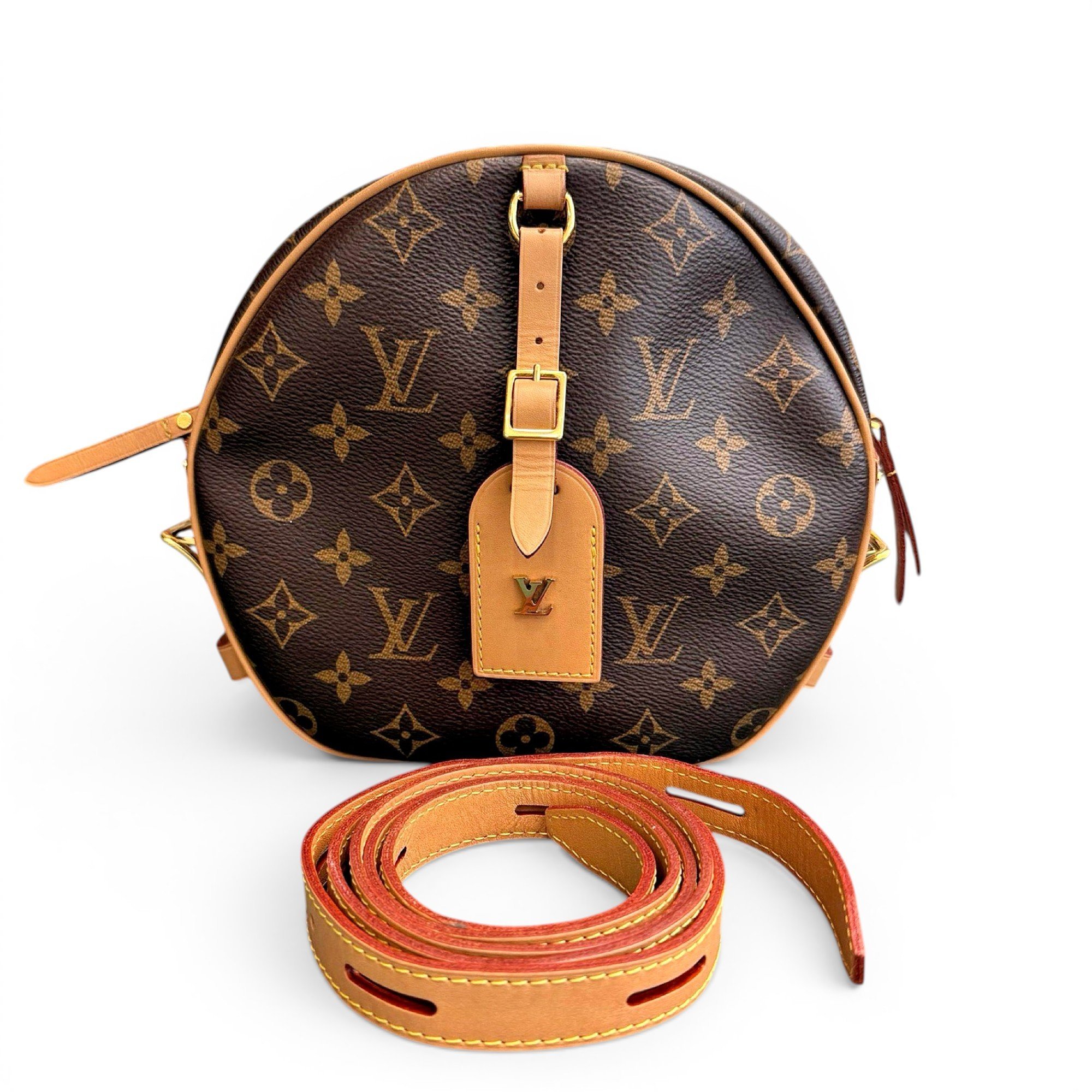 Boîte chapeau souple leather handbag