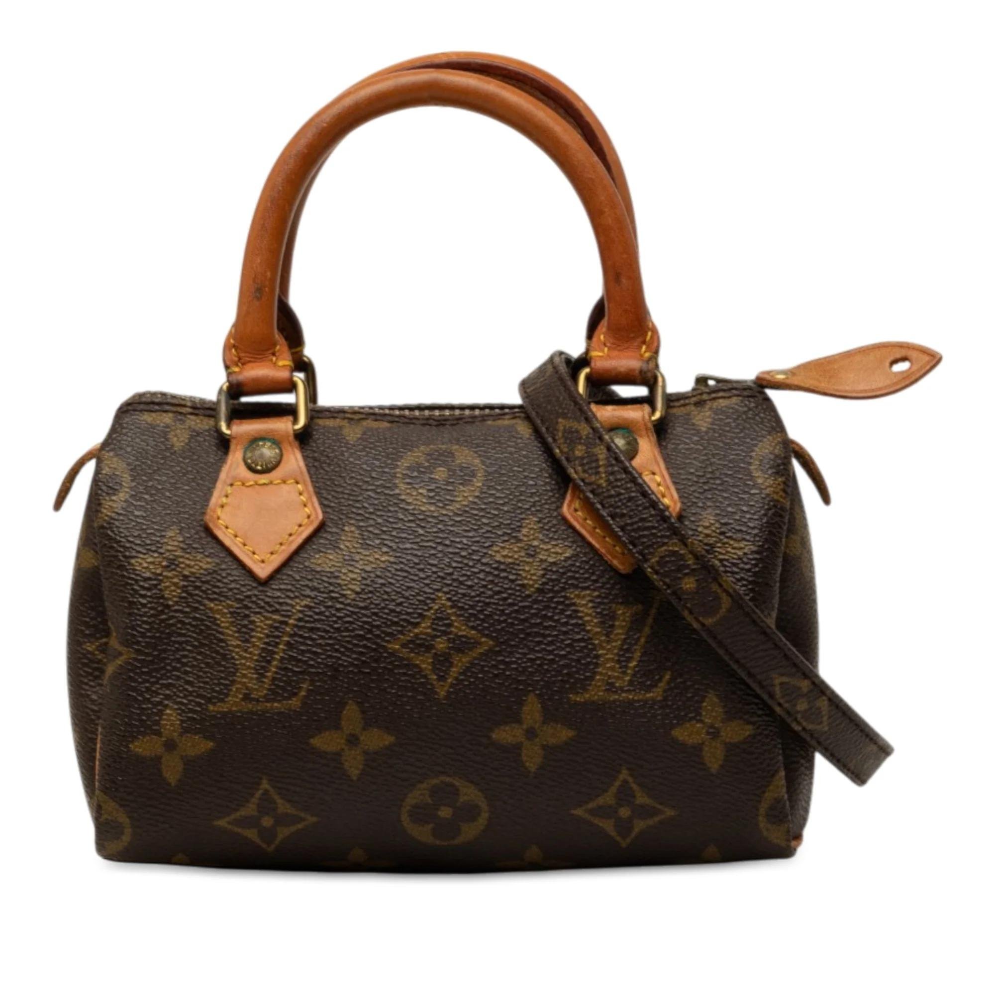 Speedy leather handbag