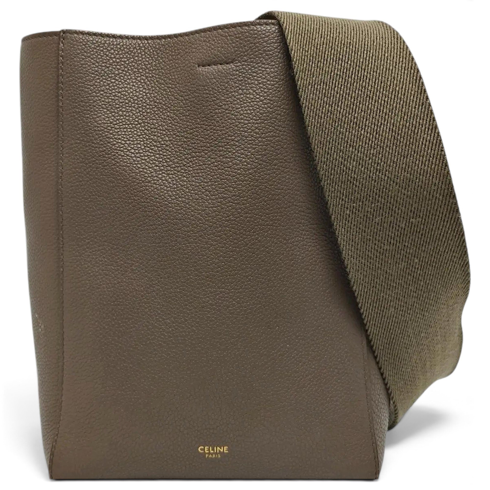 Seau Sangle leather handbag