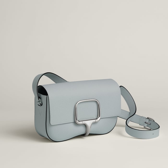 Bleu Glacier Hermès Della Cavalleria Elan Bag