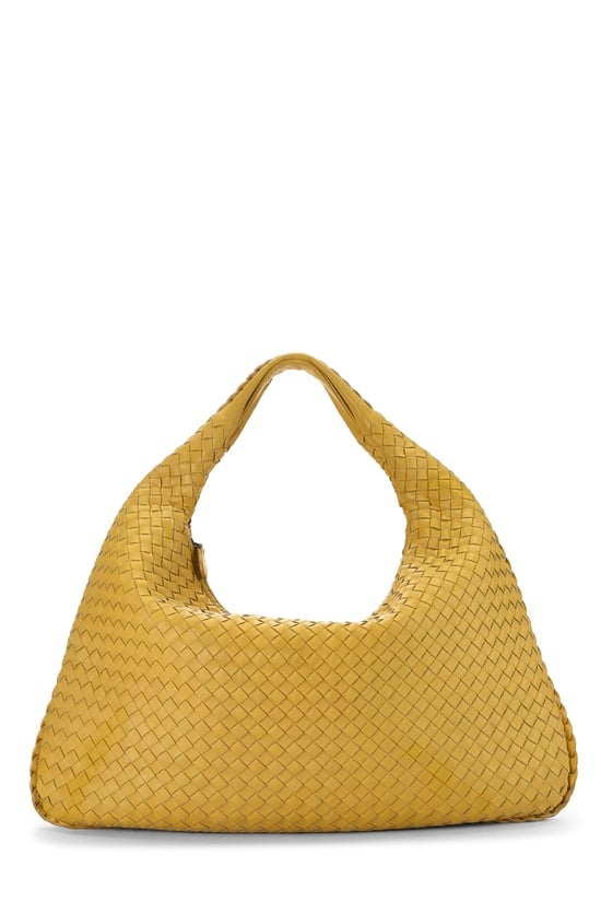 Bottega Veneta Yellow Intrecciato Veneta Hobo Large