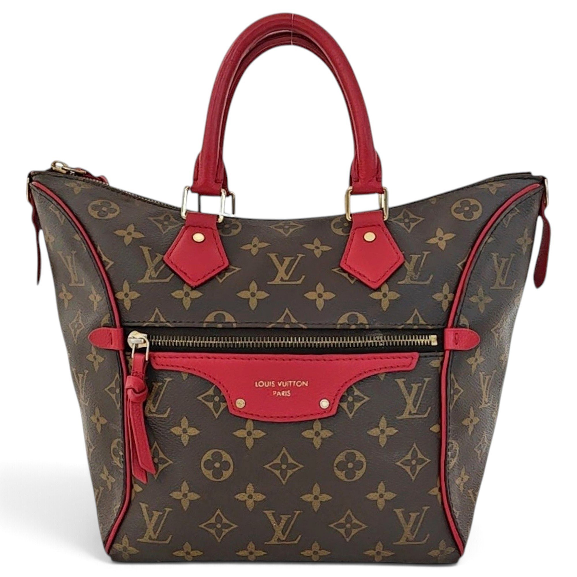 Tournelle leather handbag