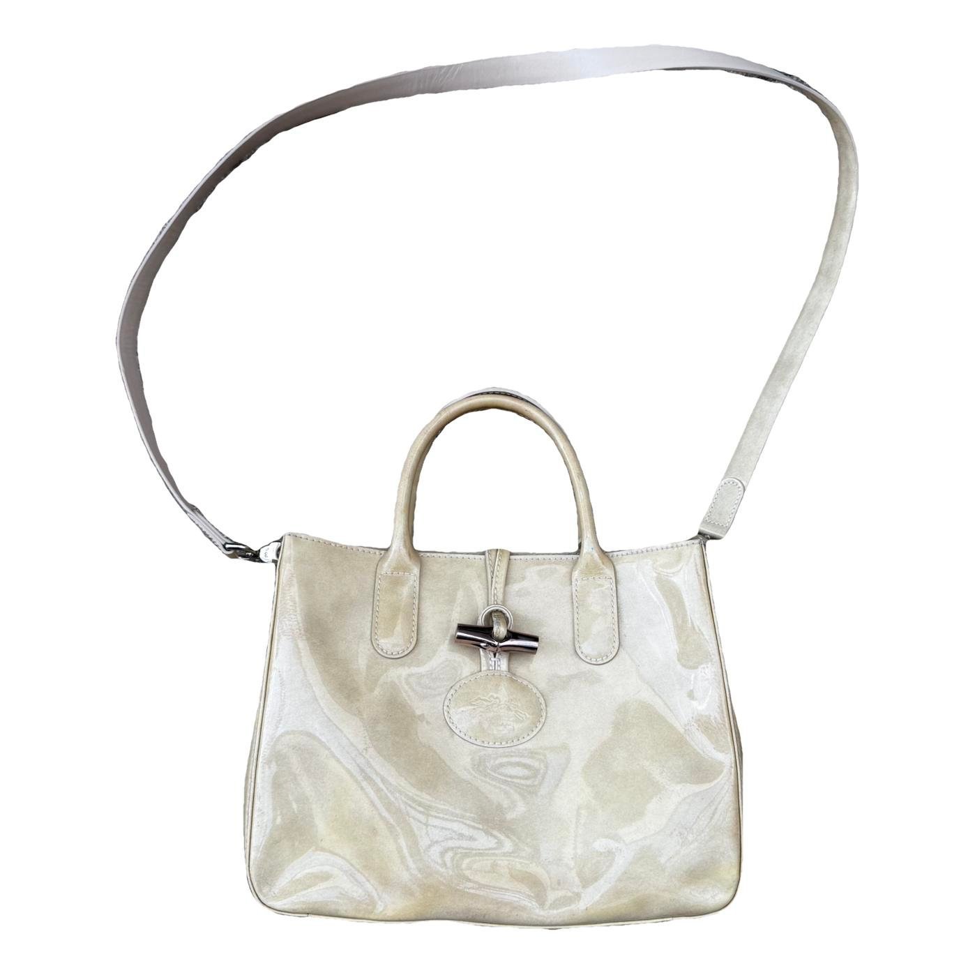 Patent leather crossbody bag