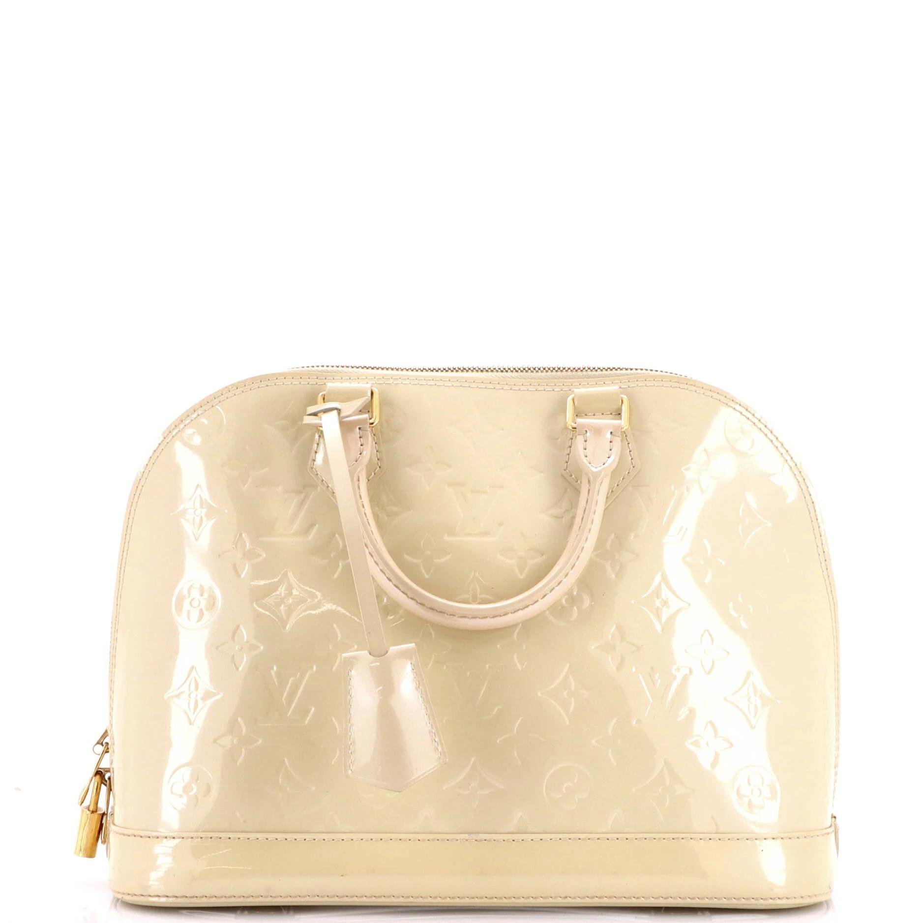 Alma patent leather handbag