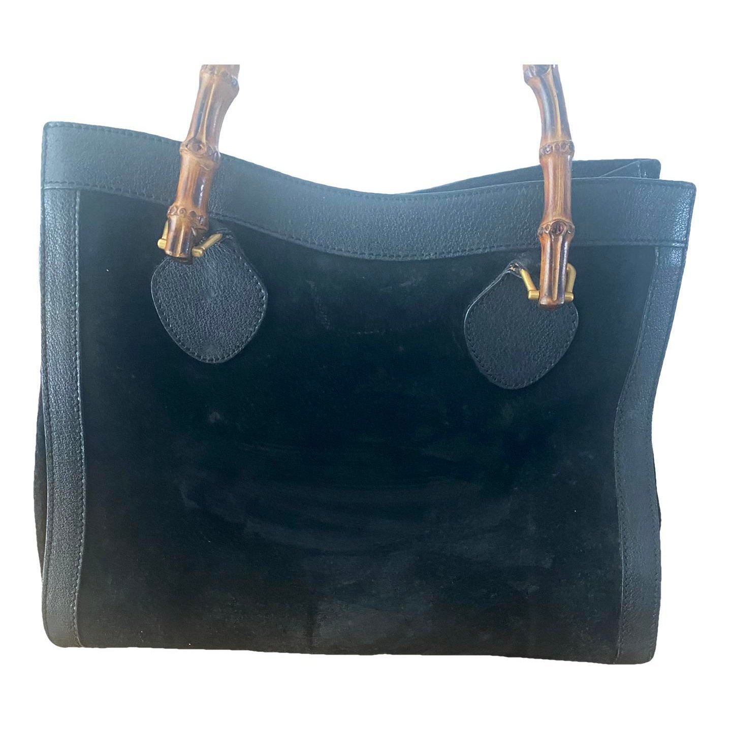 Bamboo leather handbag