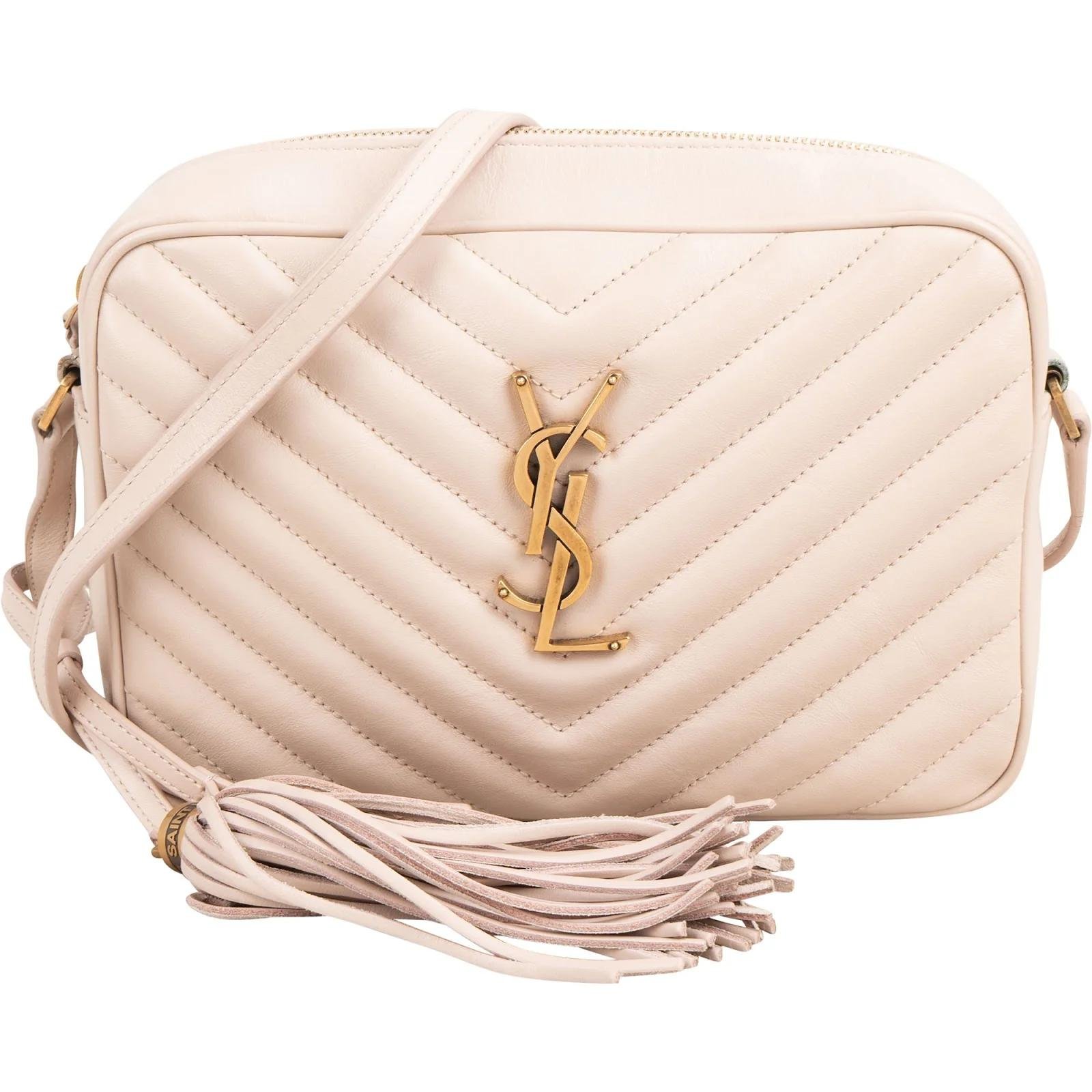 Camera Lou leather crossbody bag