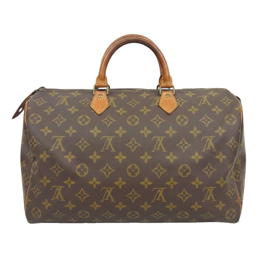 Speedy leather handbag