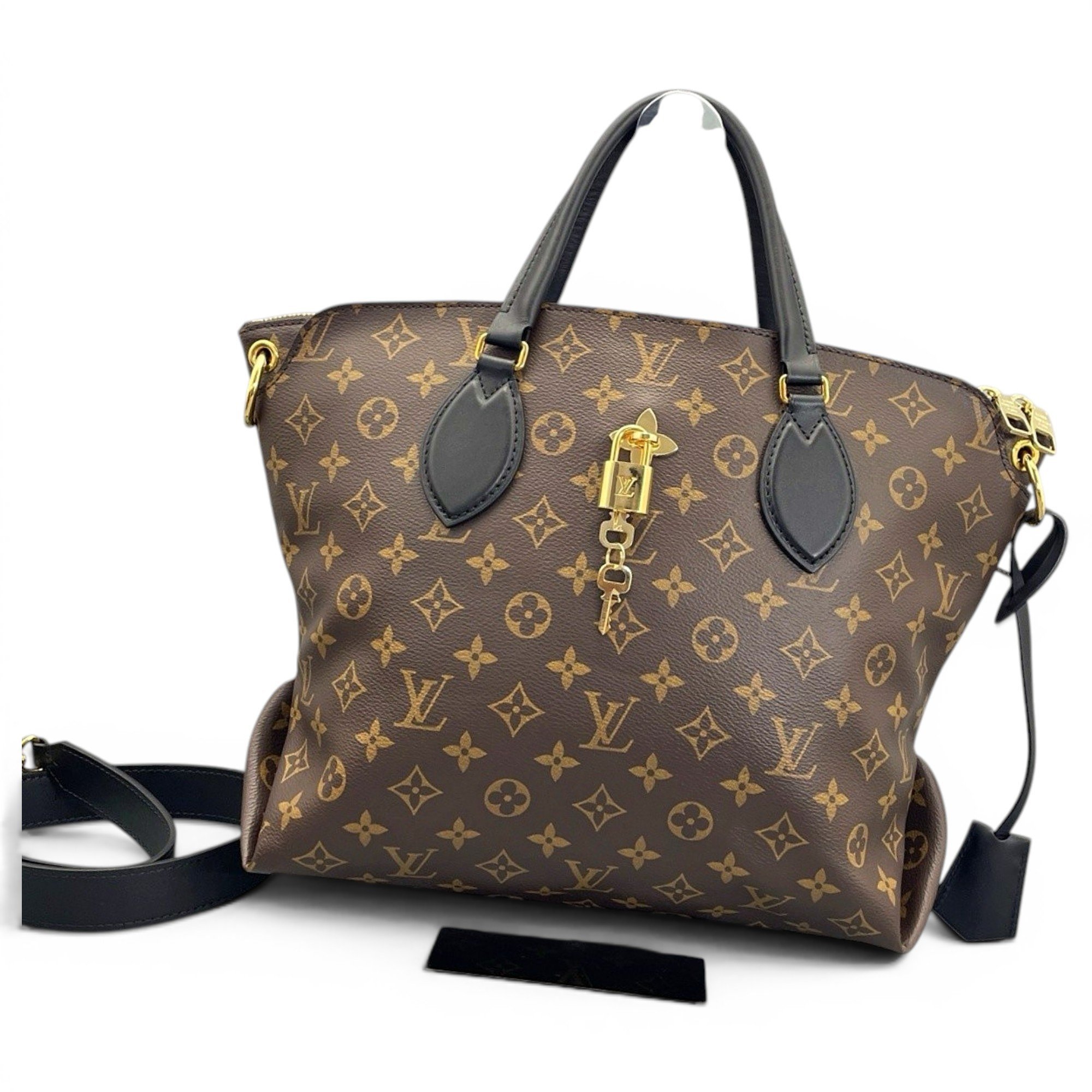 Flower Tote leather handbag